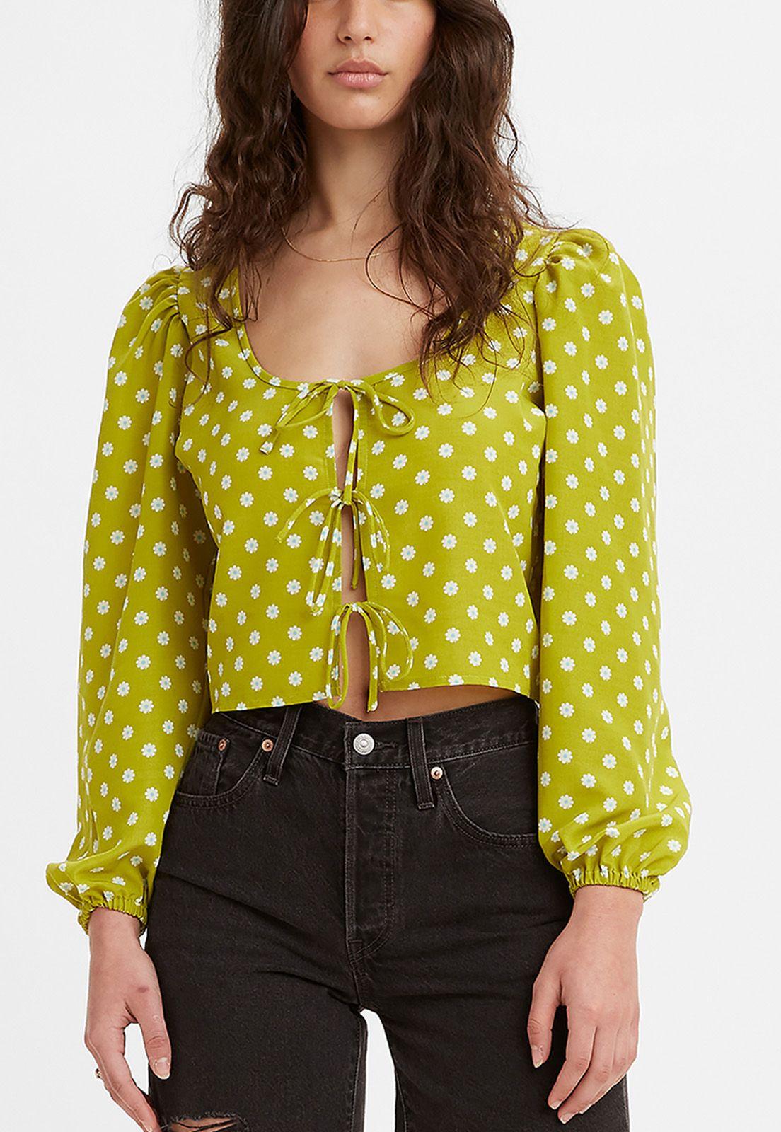 Blusa Mujer Gráfica Verde Levis  A1903-0000-0