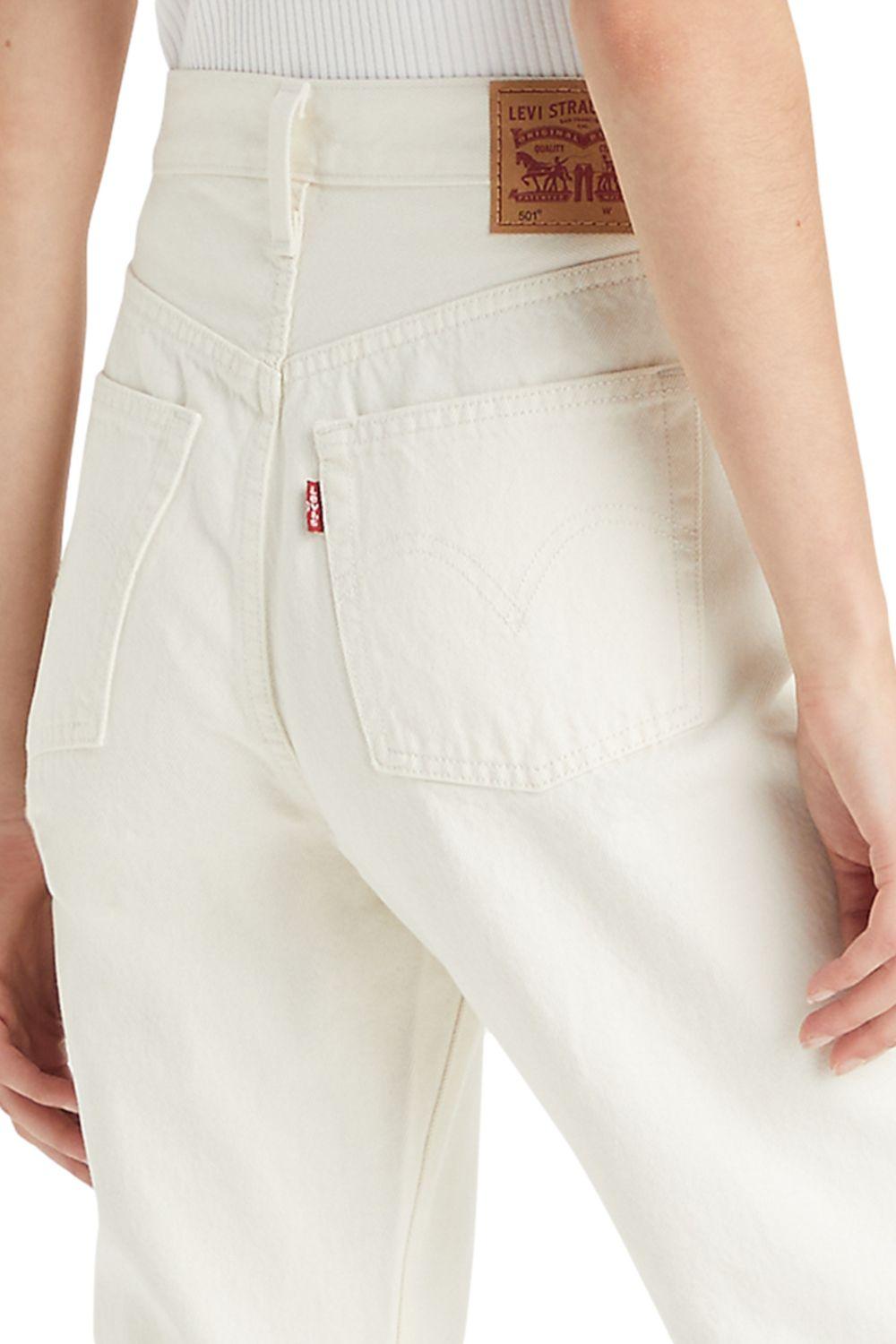 Jeans Mujer 501 Crop Blanco Levis 36200-0321-3