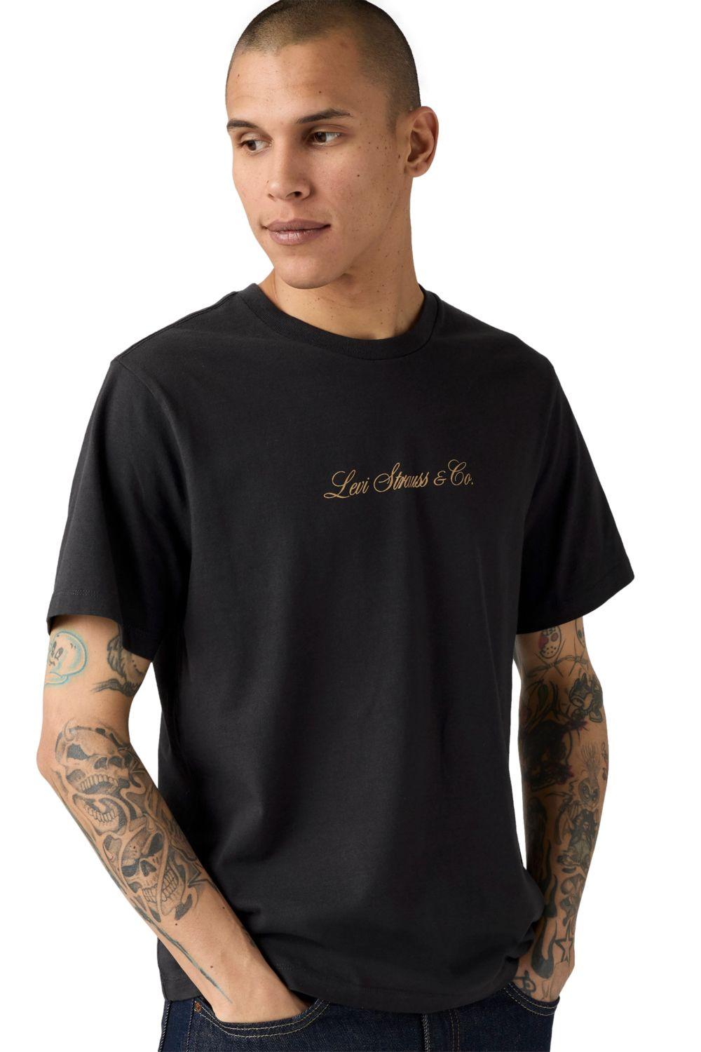 Polera Hombre Graphic Crewneck Tee Negro Levis 22491-1795-2