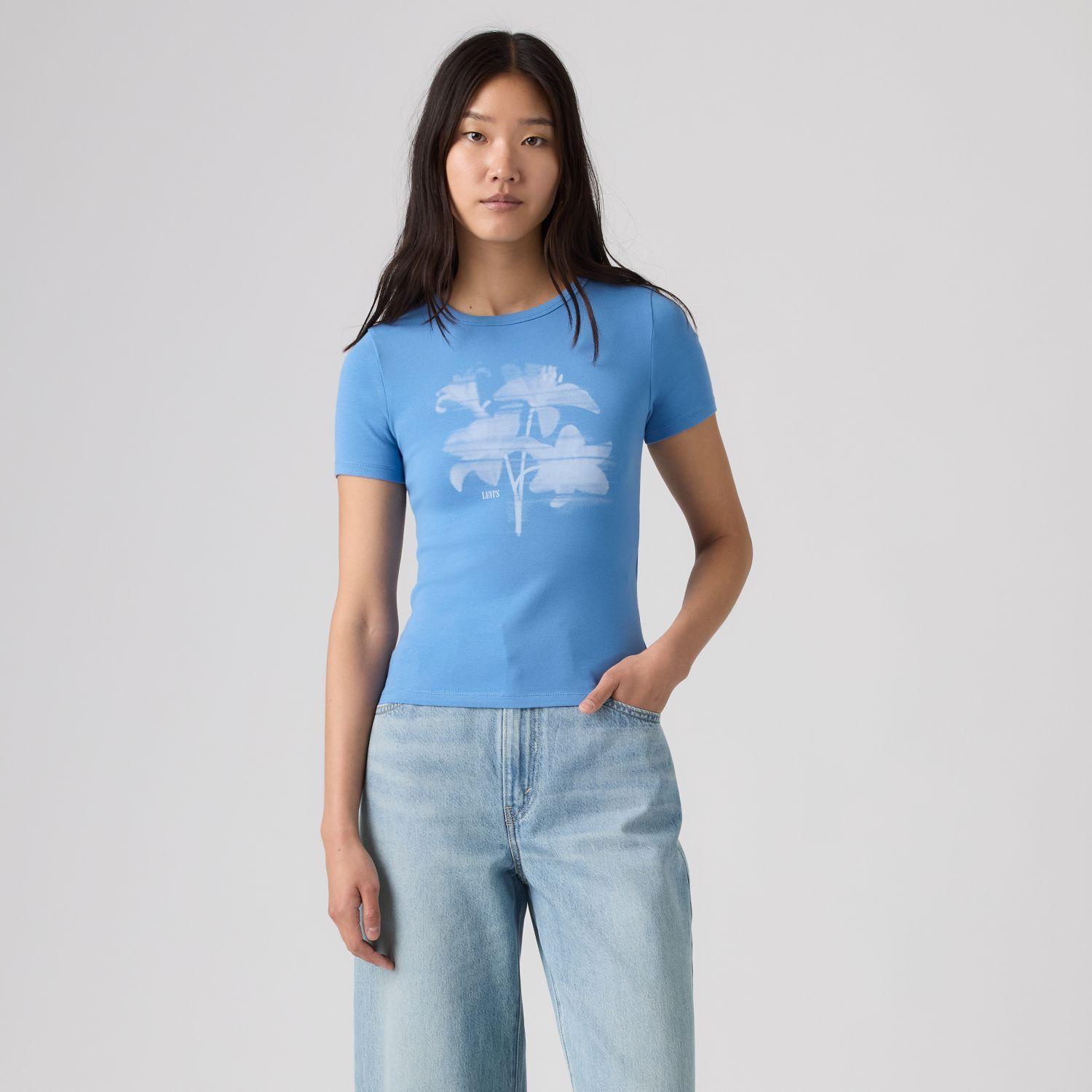 Polera Mujer GR Hayes SS Tee Celeste Levis 008A8-0006-0