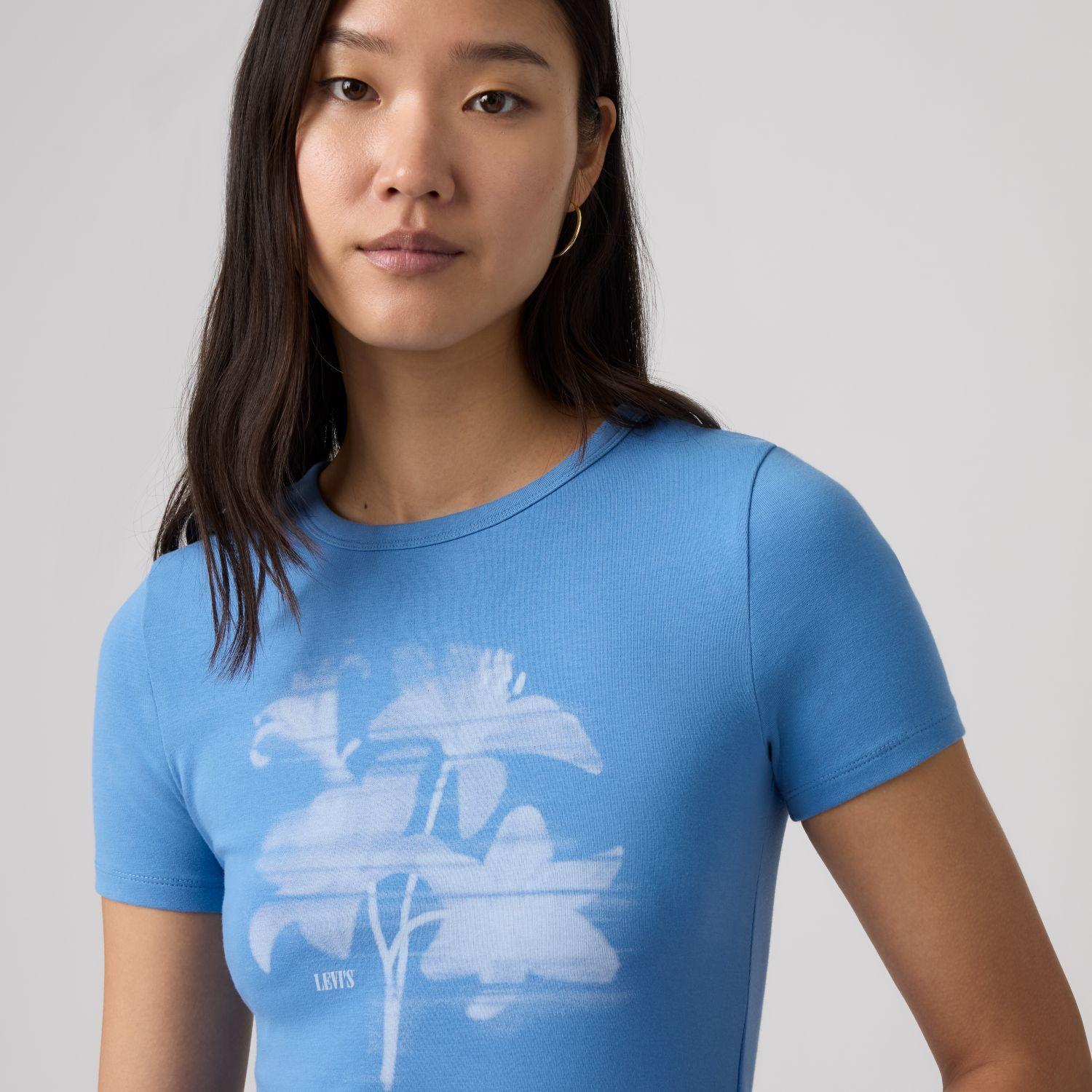 Polera Mujer GR Hayes SS Tee Celeste Levis 008A8-0006-3