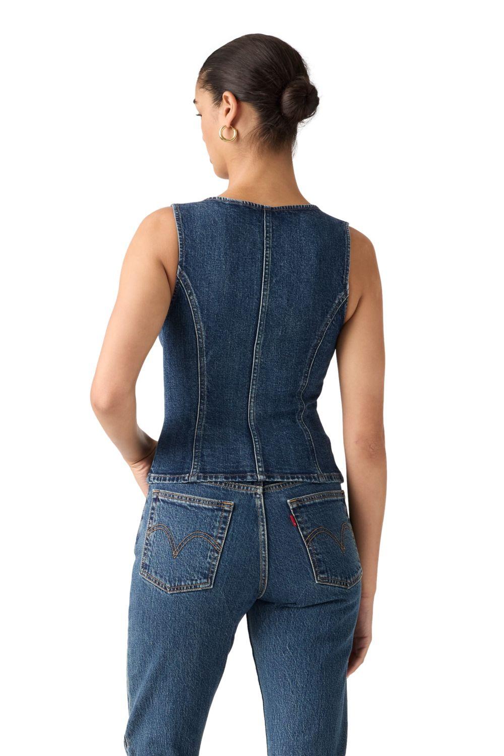 Vest Mujer Sculpted Top Azul Levis 005O3-0001-1