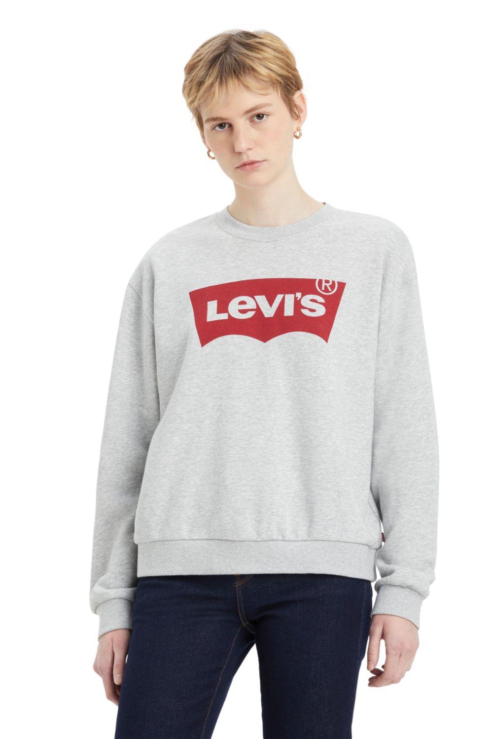 Polerón Mujer Gr Everyday Crew Gris Levis A8800-0026-0