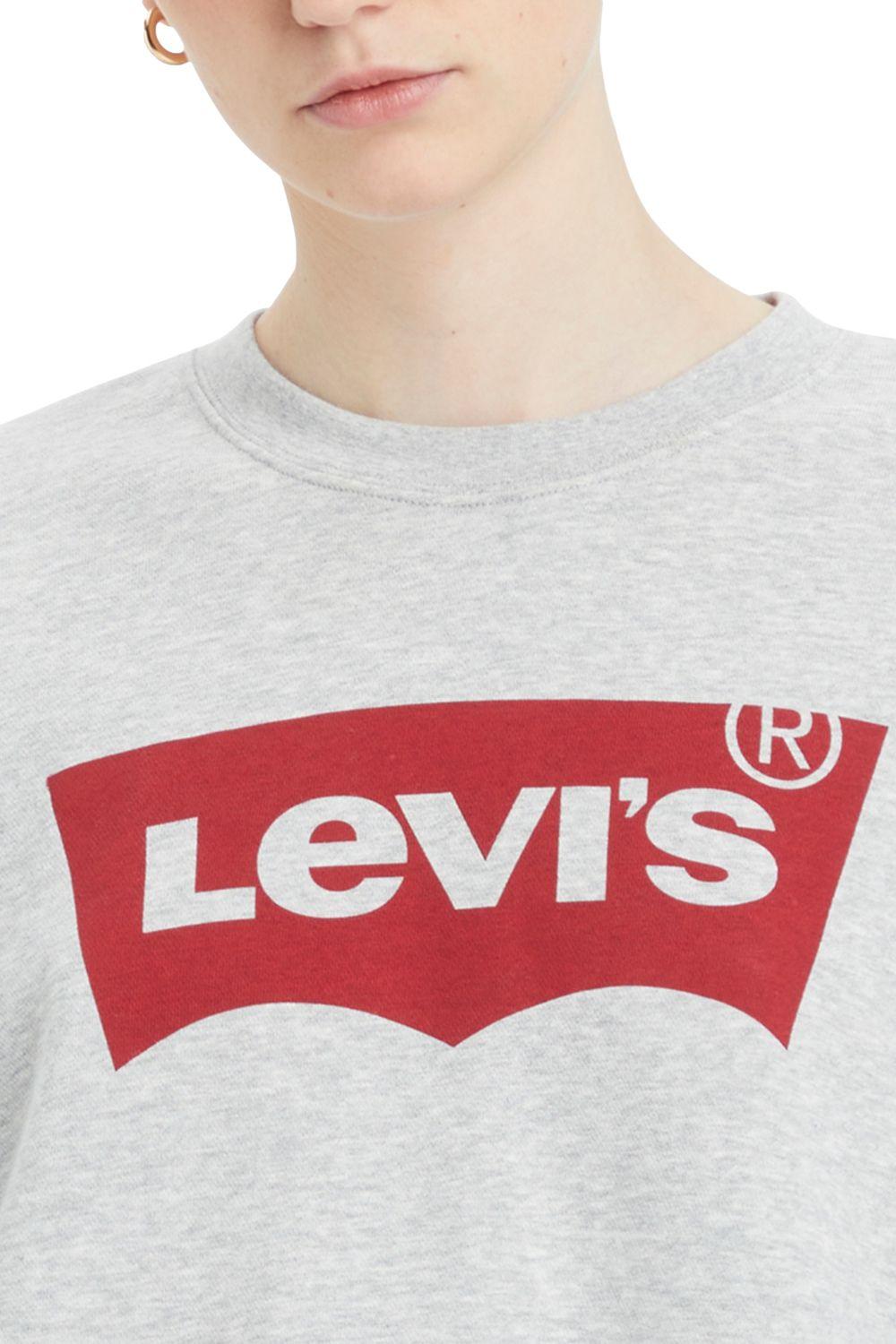 Polerón Mujer Gr Everyday Crew Gris Levis A8800-0026-2