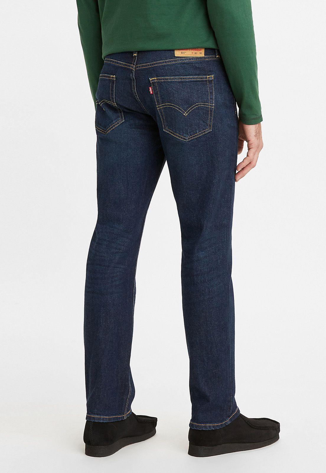 Jeans Hombre 514 Straight Azul Oscuro Levis 00514-1592-2