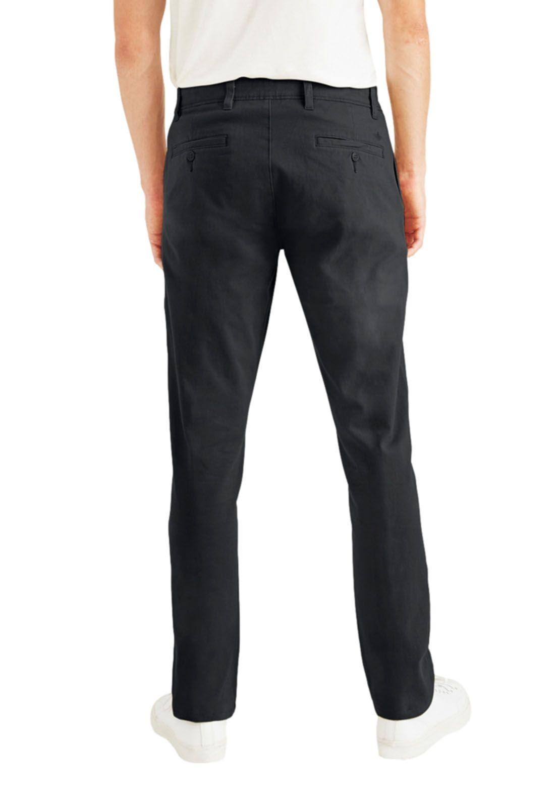 Pantalón Casual Chino Slim Fit Negro Dockers-2
