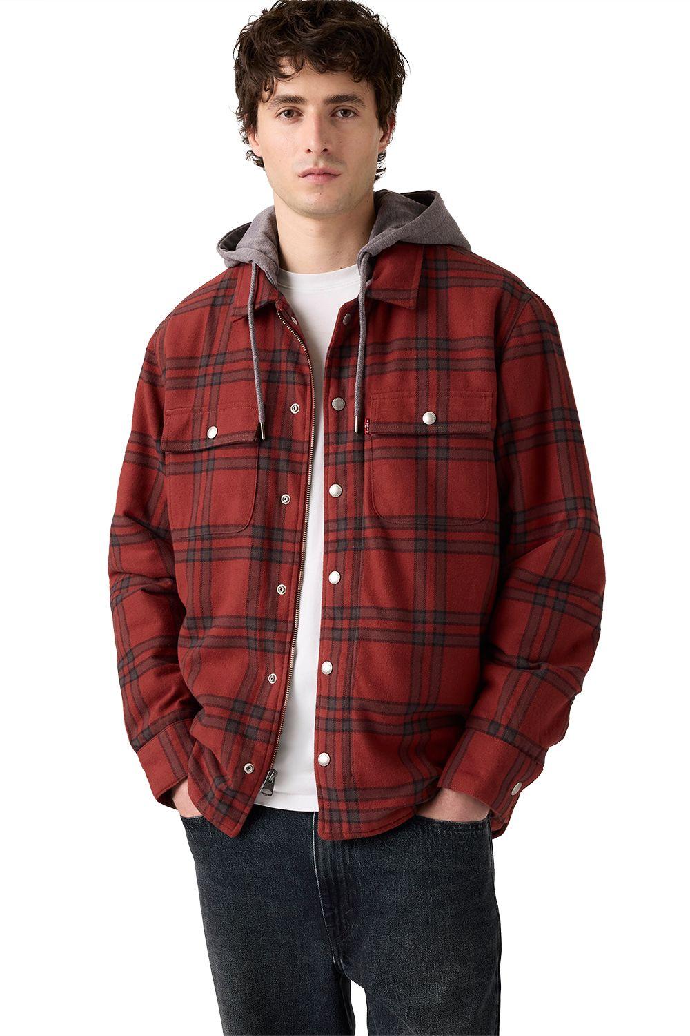 Chaqueta Hombre Francisco Sherpa Flannel Café Levis 003AZ-0001-2