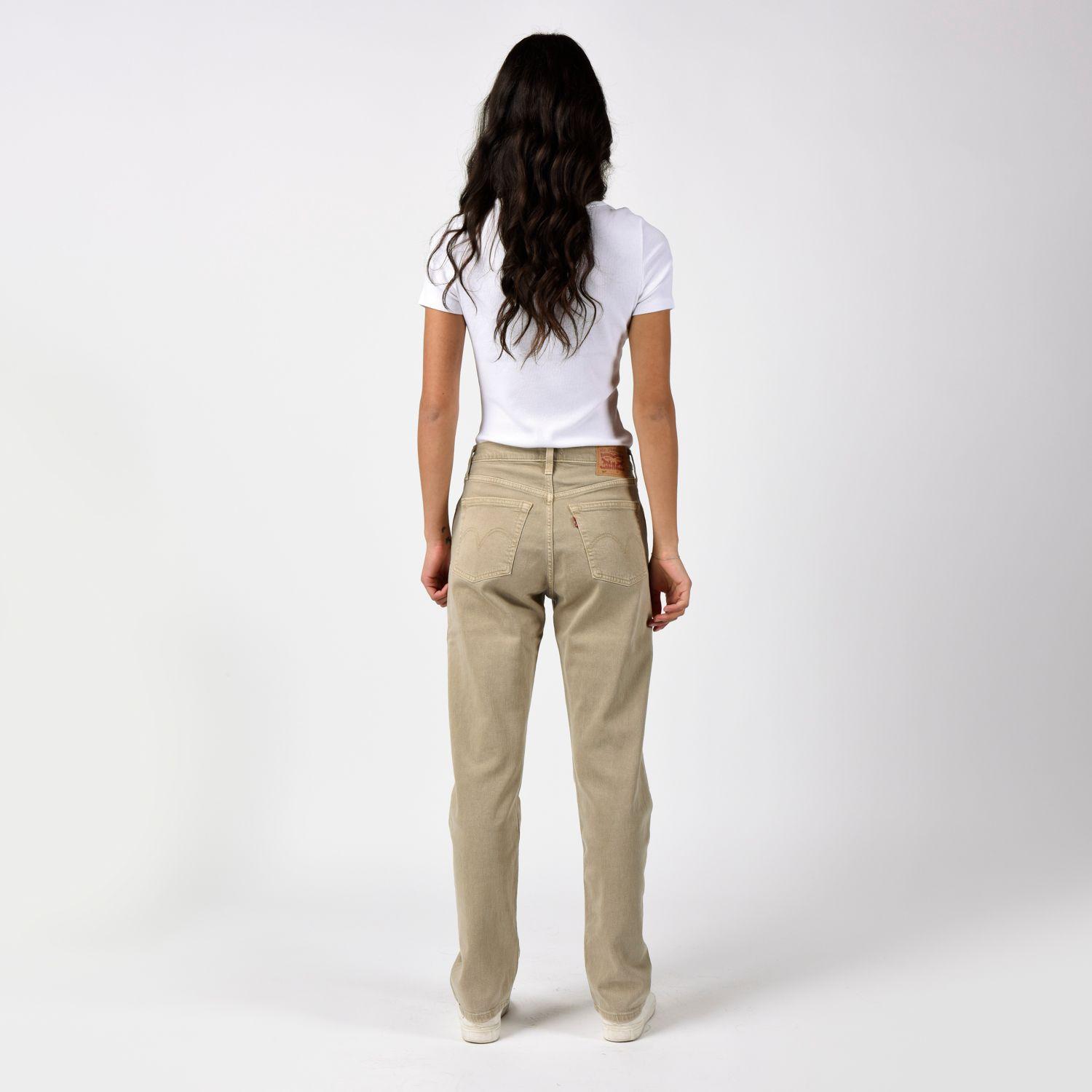 Jeans Mujer 501 Crop Beige Levis 36200-0399-2
