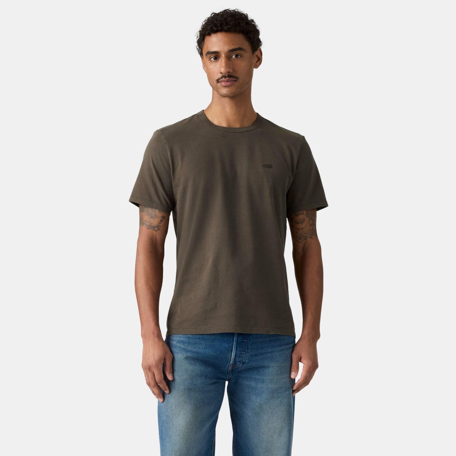 Polera Hombre S Original Tee Café Levis 005GX-0021-0