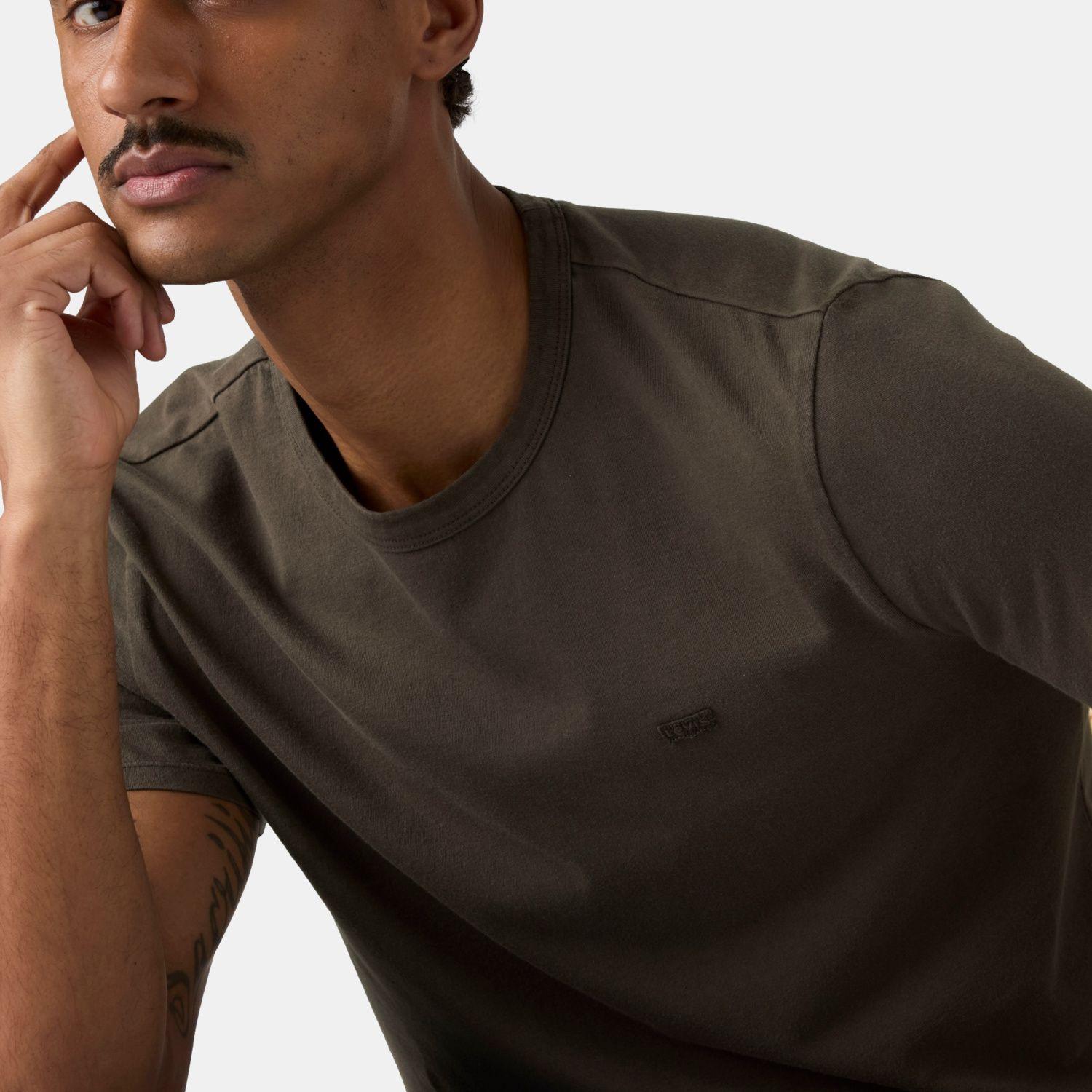 Polera Hombre S Original Tee Café Levis 005GX-0021-3