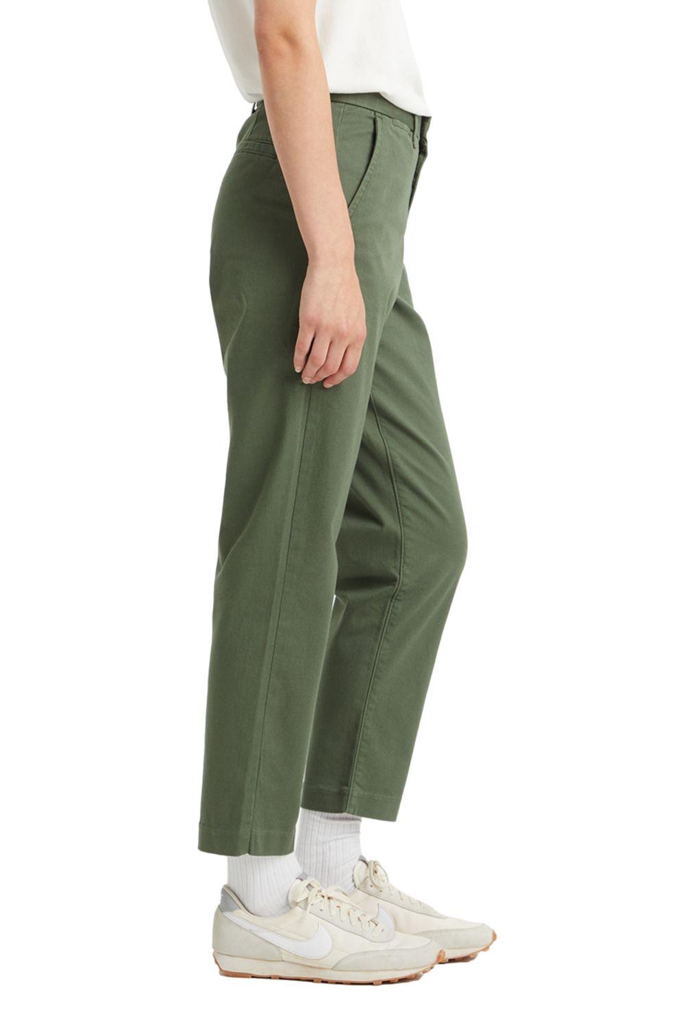 Pantalón Mujer Essential Chino Verde Levis A4673-0003-1