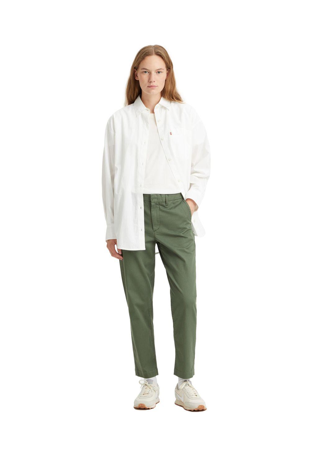 Pantalón Mujer Essential Chino Verde Levis A4673-0003-3