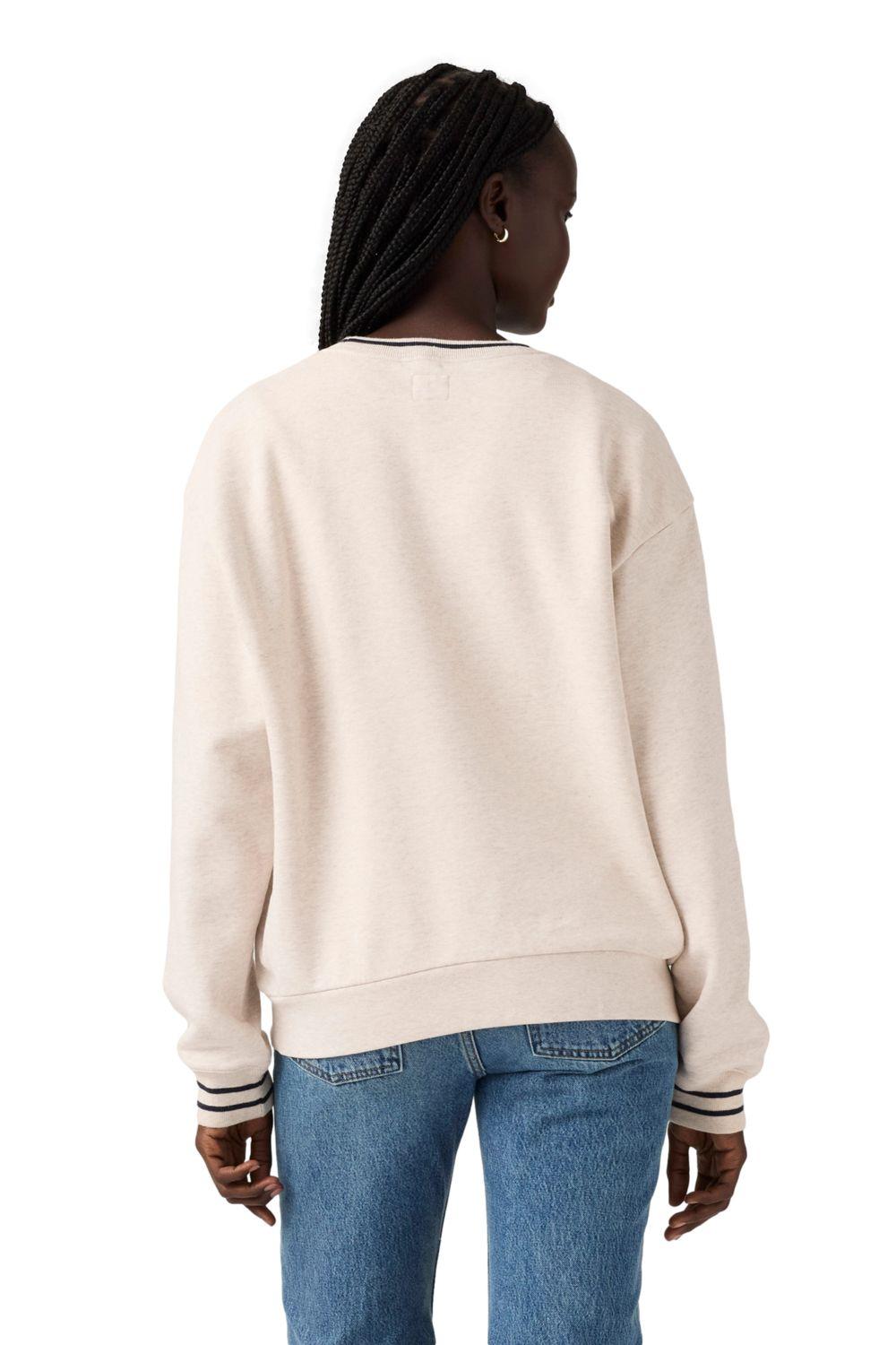 Polerón Mujer Heritage Sport Crew Beige Levis 0002L-0006-1