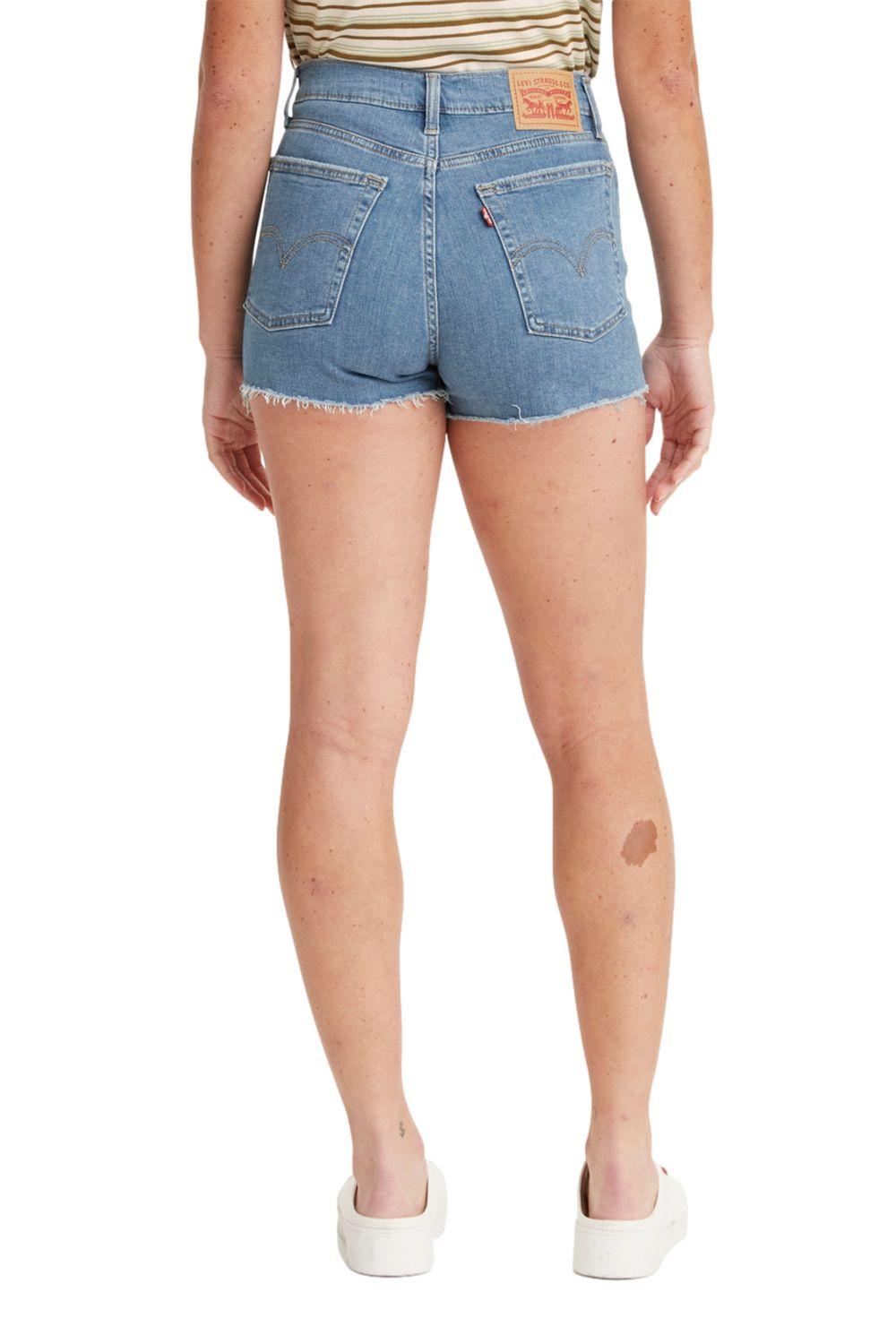 Shorts Mujer Tiro Alto Azul Levis 72878-0047-2