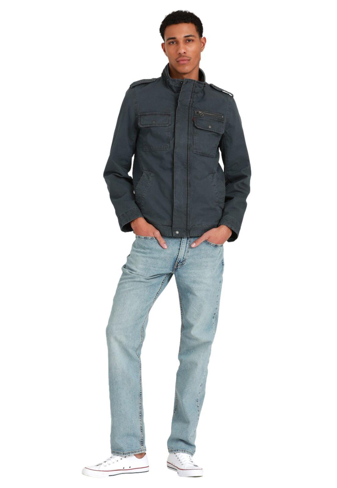 Chaqueta Hombre Cuello Alto Azul Levis 59491-0137-3
