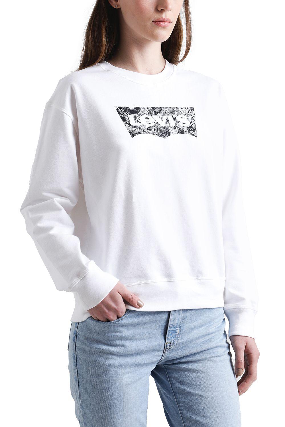 Polerón Mujer Logo Batwing Blanco Levis 18686-0175-0