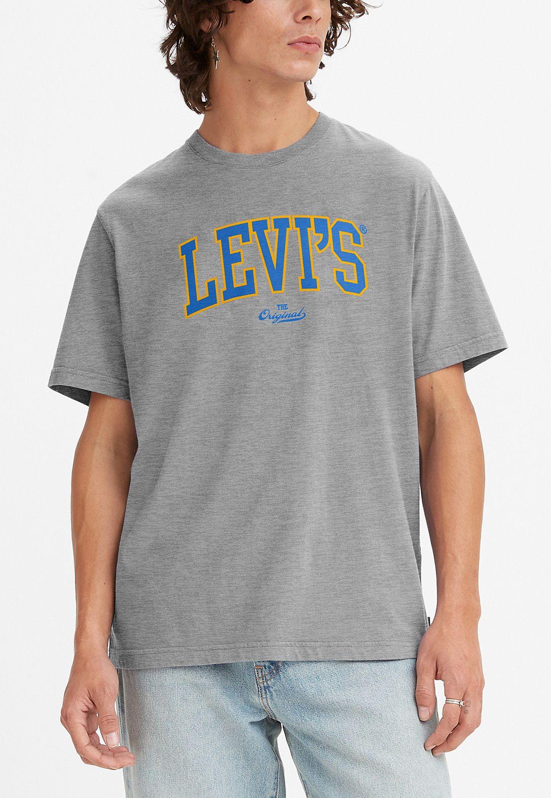 Polera Hombre Gráfica Gris Levis 16143-0557-0