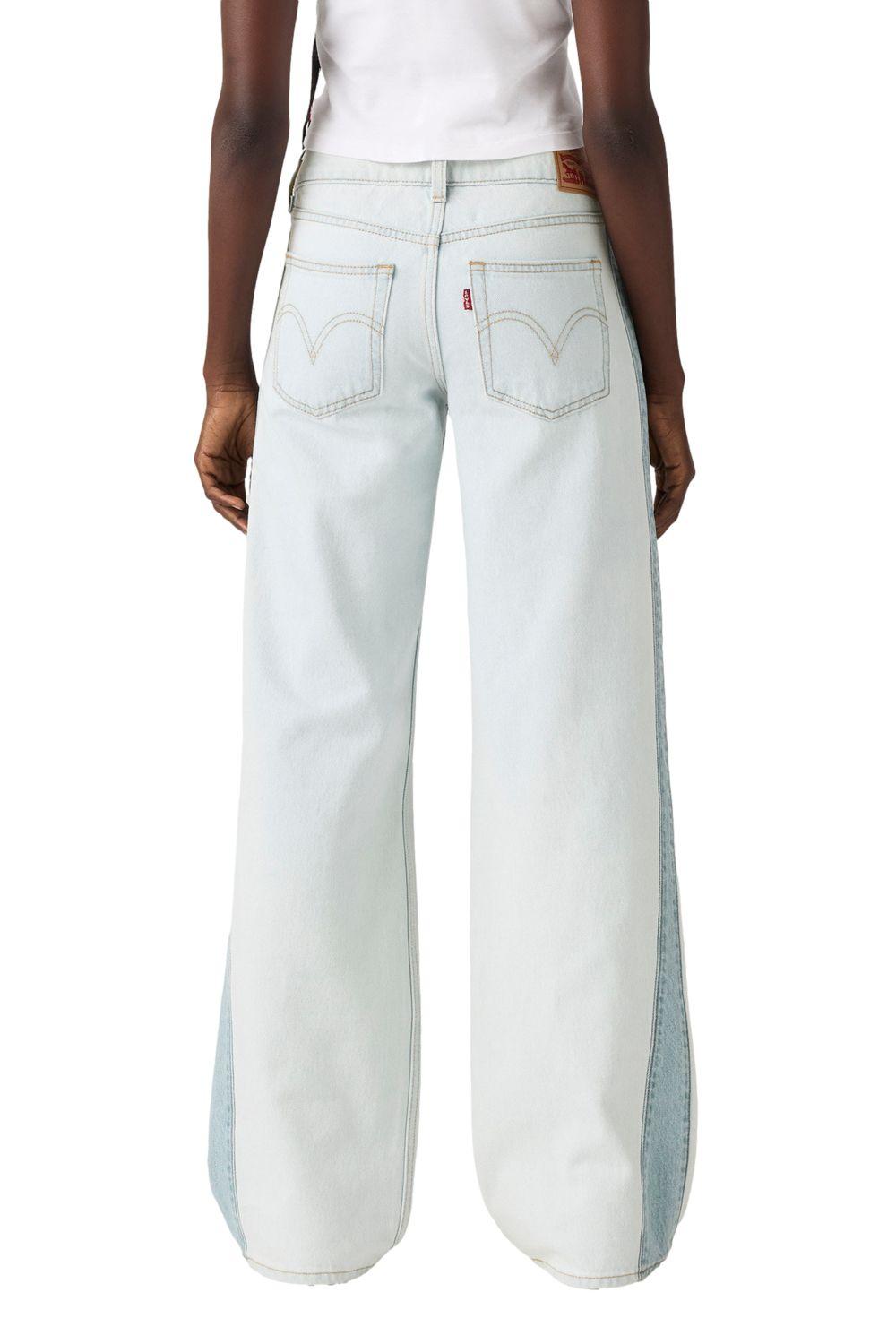 Jeans Mujer Superlow Loose Stripe Celeste Levis 003QF-0000-2
