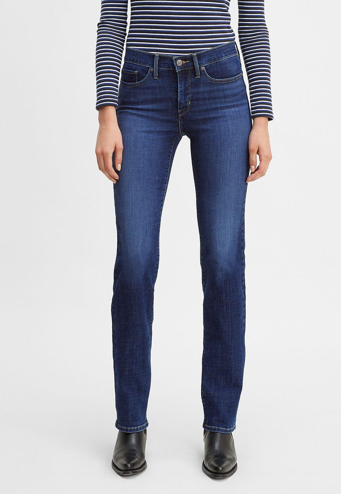 Jeans Mujer 314 Shaping Straight Azul Levis 19631-0121-0