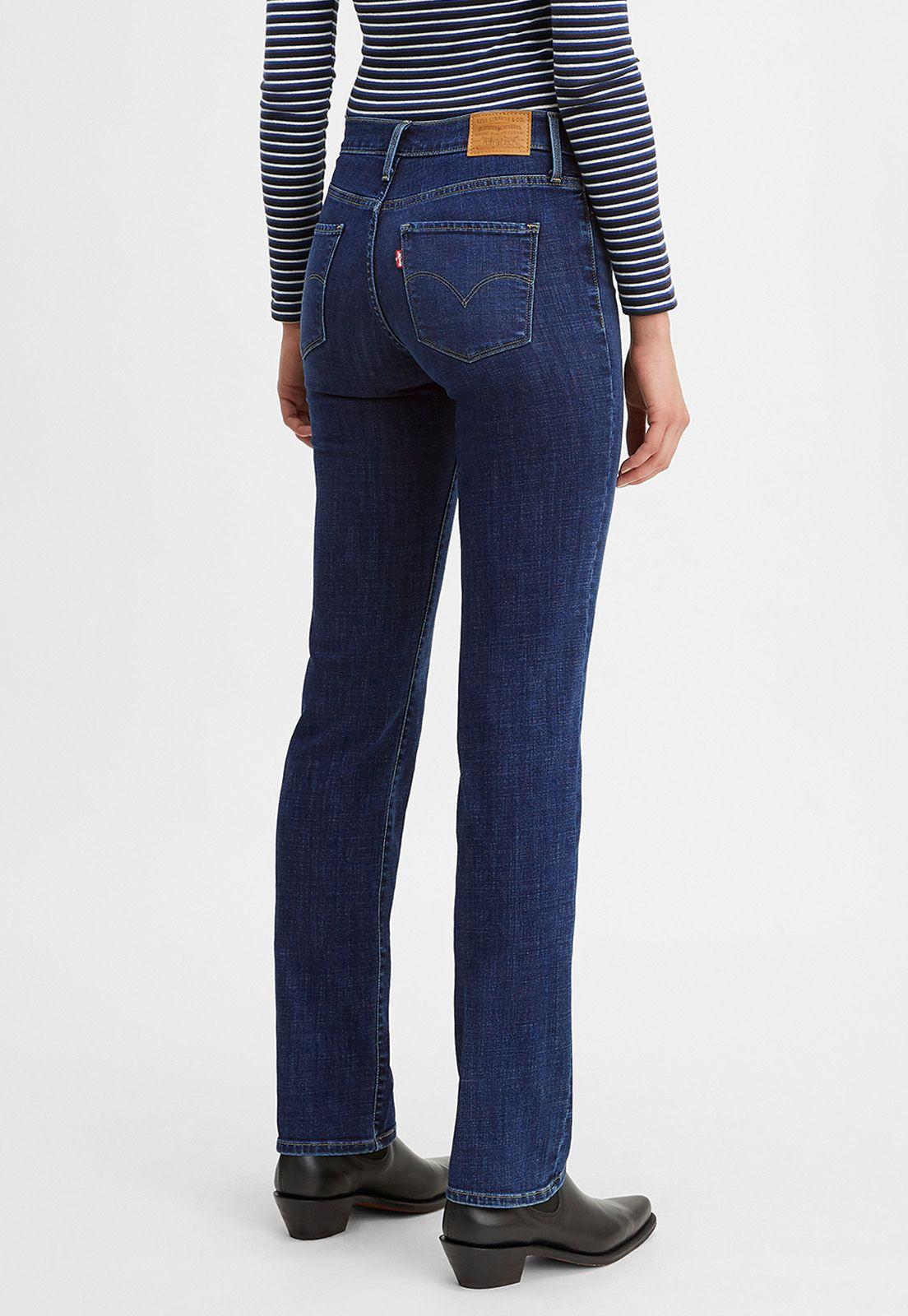 Jeans Mujer 314 Shaping Straight Azul Levis 19631-0121-1