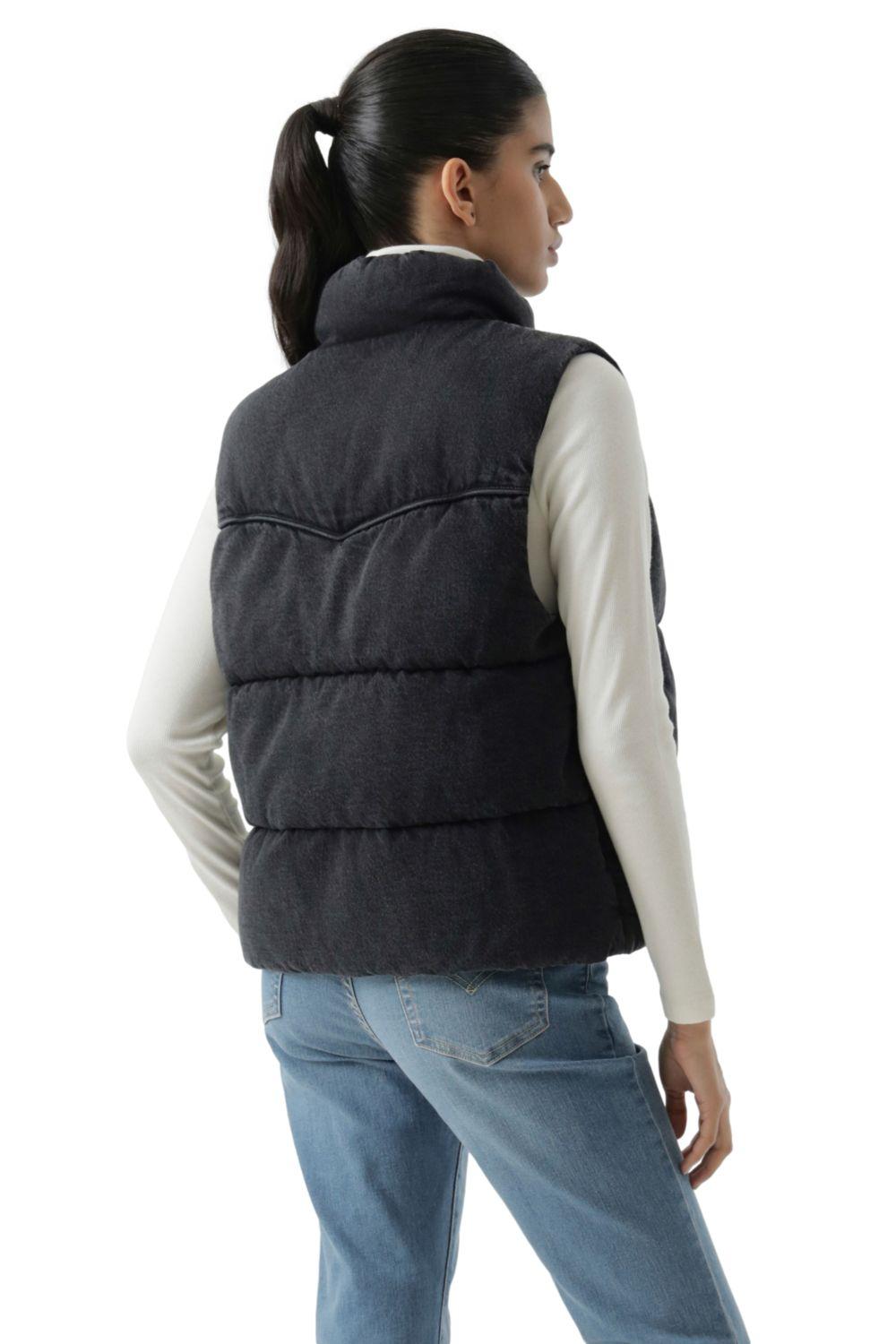 Chaqueta Mujer Western Puffer Vest Negro Levis 59544-0727-2