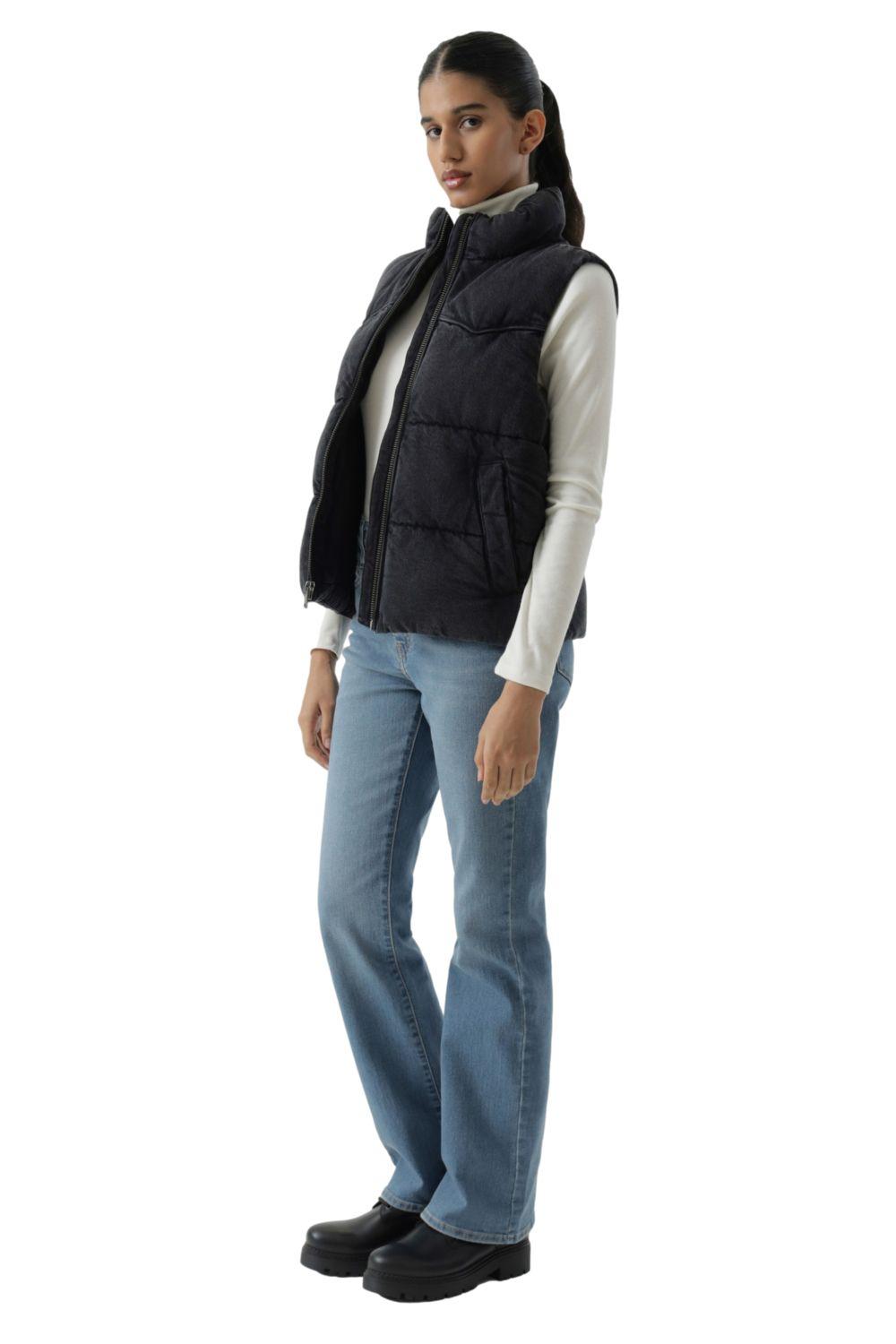 Chaqueta Mujer Western Puffer Vest Negro Levis 59544-0727-4