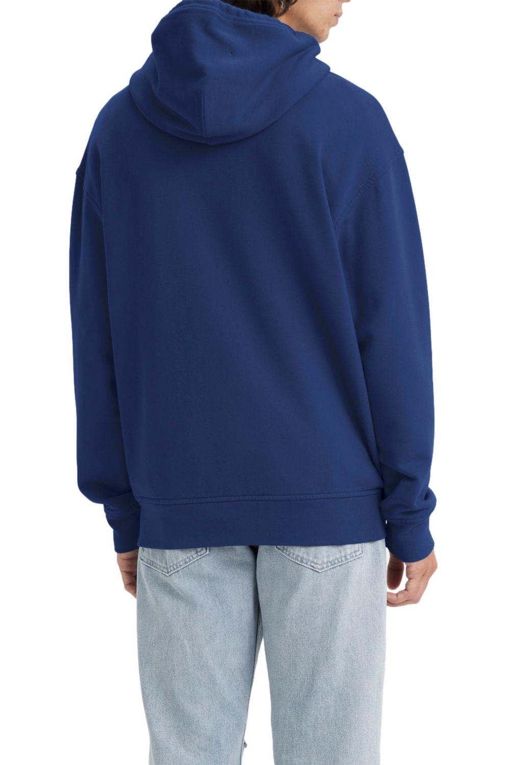 Polerón Hombre Capucha Mini Logo Azul Levis 38479-0163-3