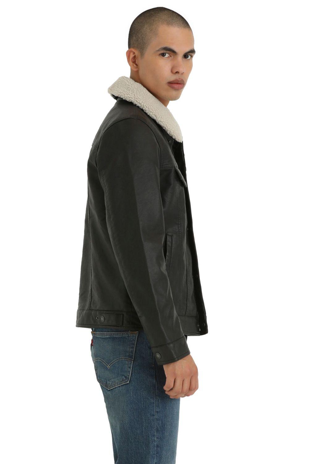 Chaqueta Hombre Regular Fit Trucker Café Levis 59489-0037-1