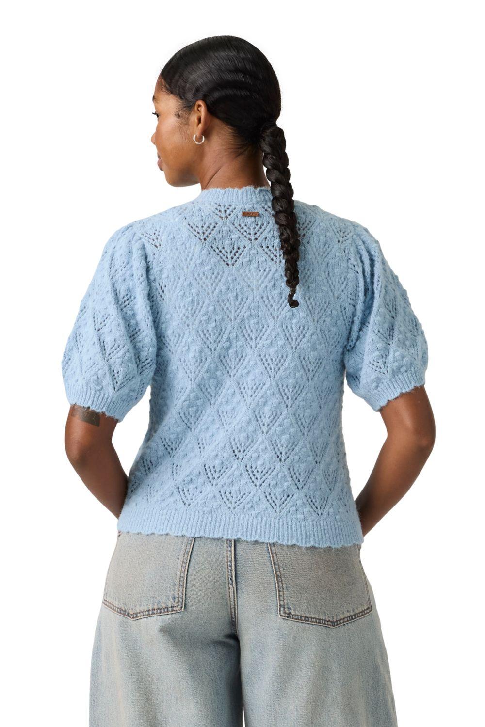 Sweater Mujer Pauline Pointelle Cardi Azul Levis 005A8-0001-1