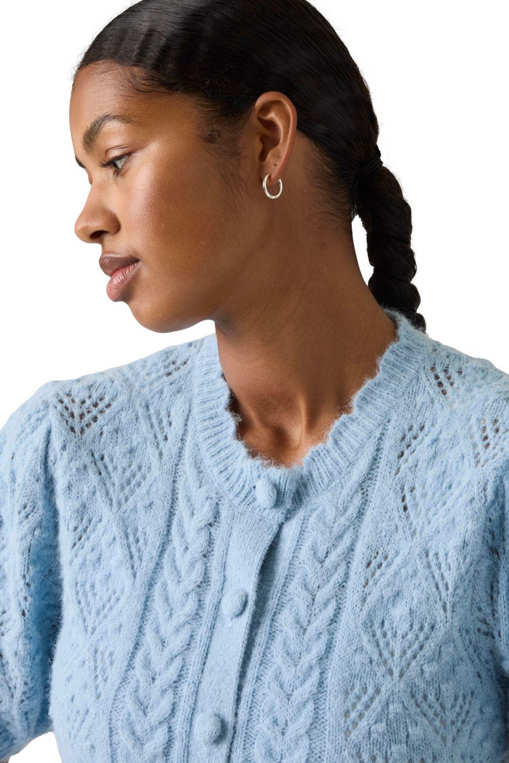 Sweater Mujer Pauline Pointelle Cardi Azul Levis 005A8-0001-3