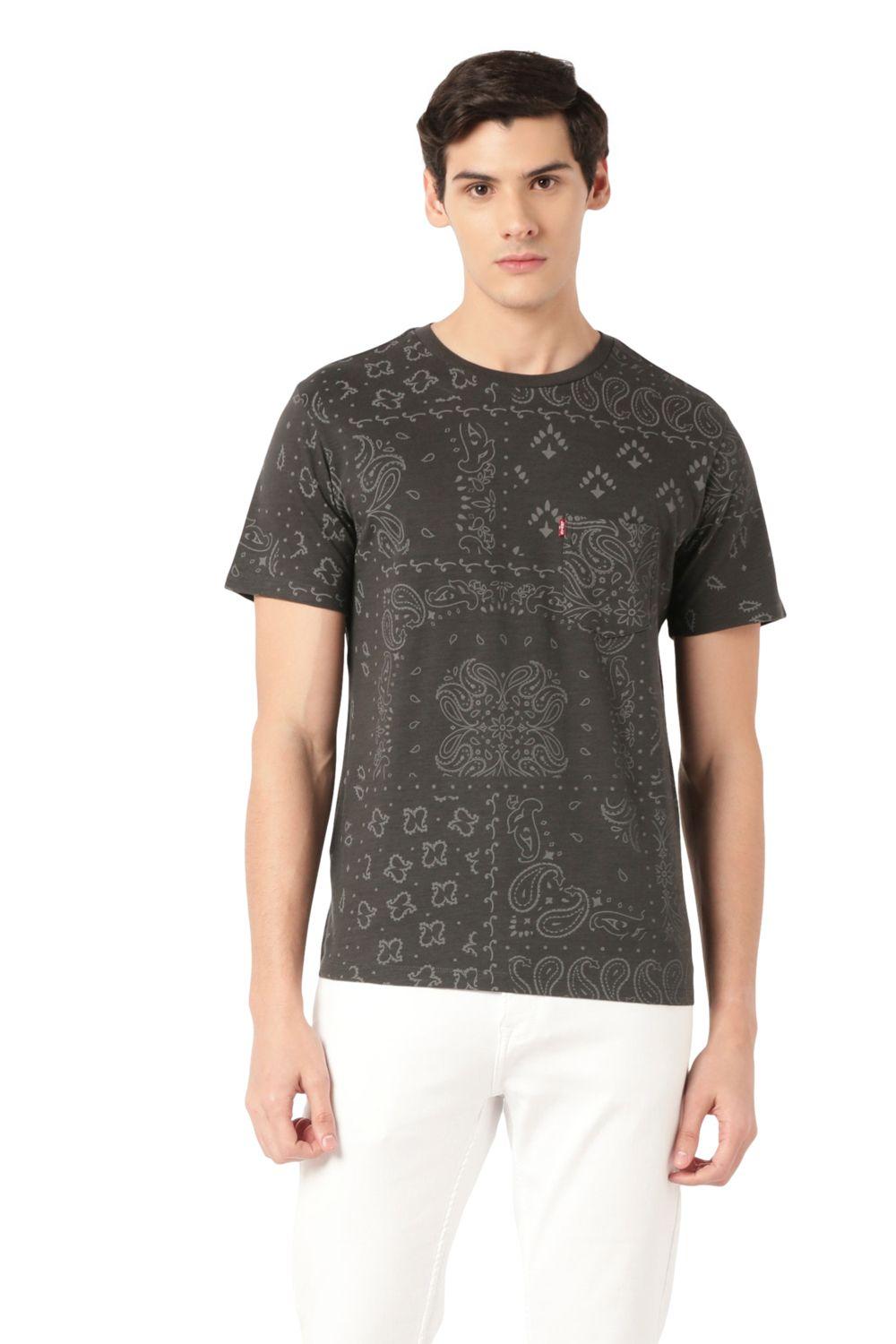 Polera Hombre Pocket Tee Estampado Negro Levis 19342-0384-0