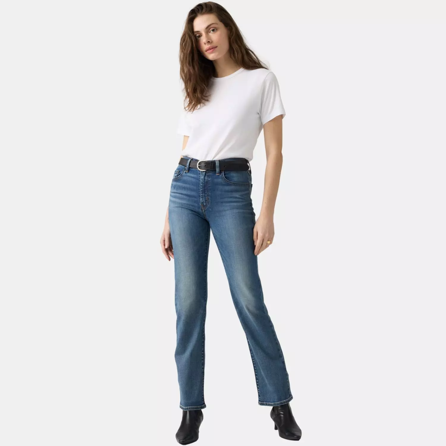 Jeans Mujer 723 High Rise Straight Azul Levis 008SY-0010-4