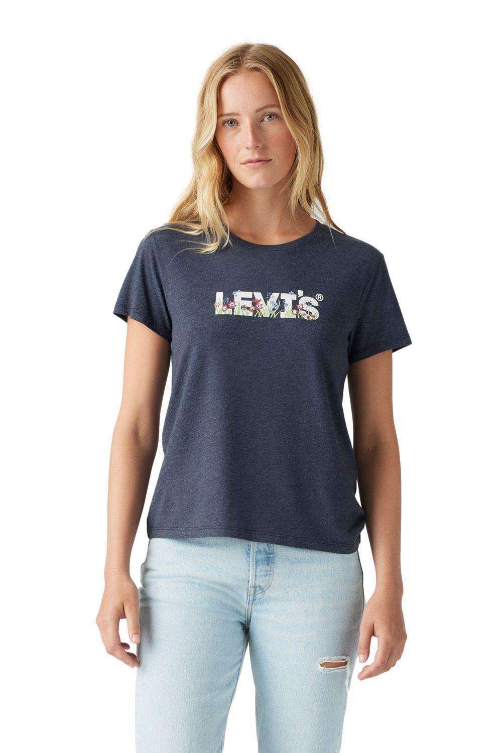 Polera Mujer The Perfect Tee Azul Levis 17369-3016-0