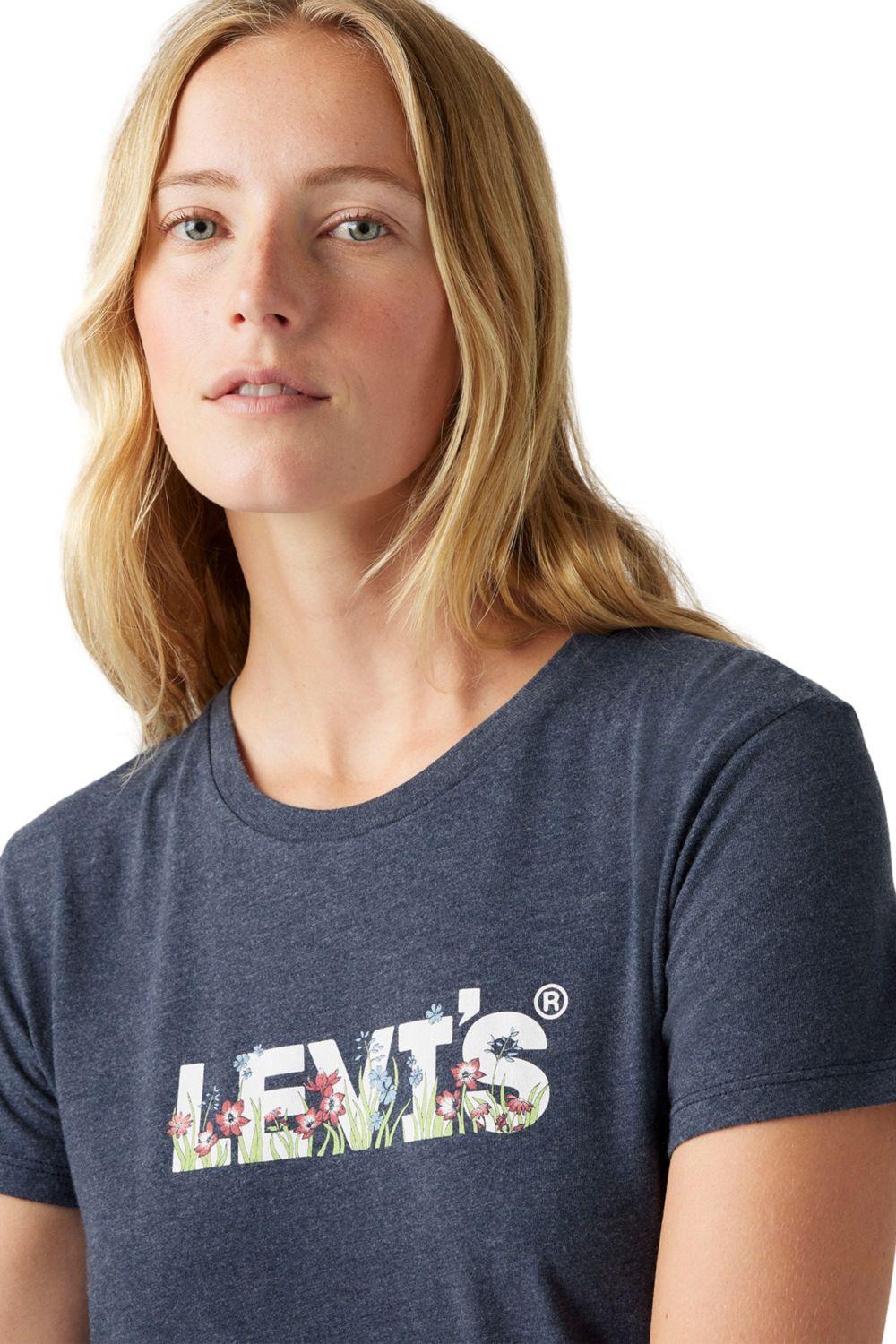 Polera Mujer The Perfect Tee Azul Levis 17369-3016-3
