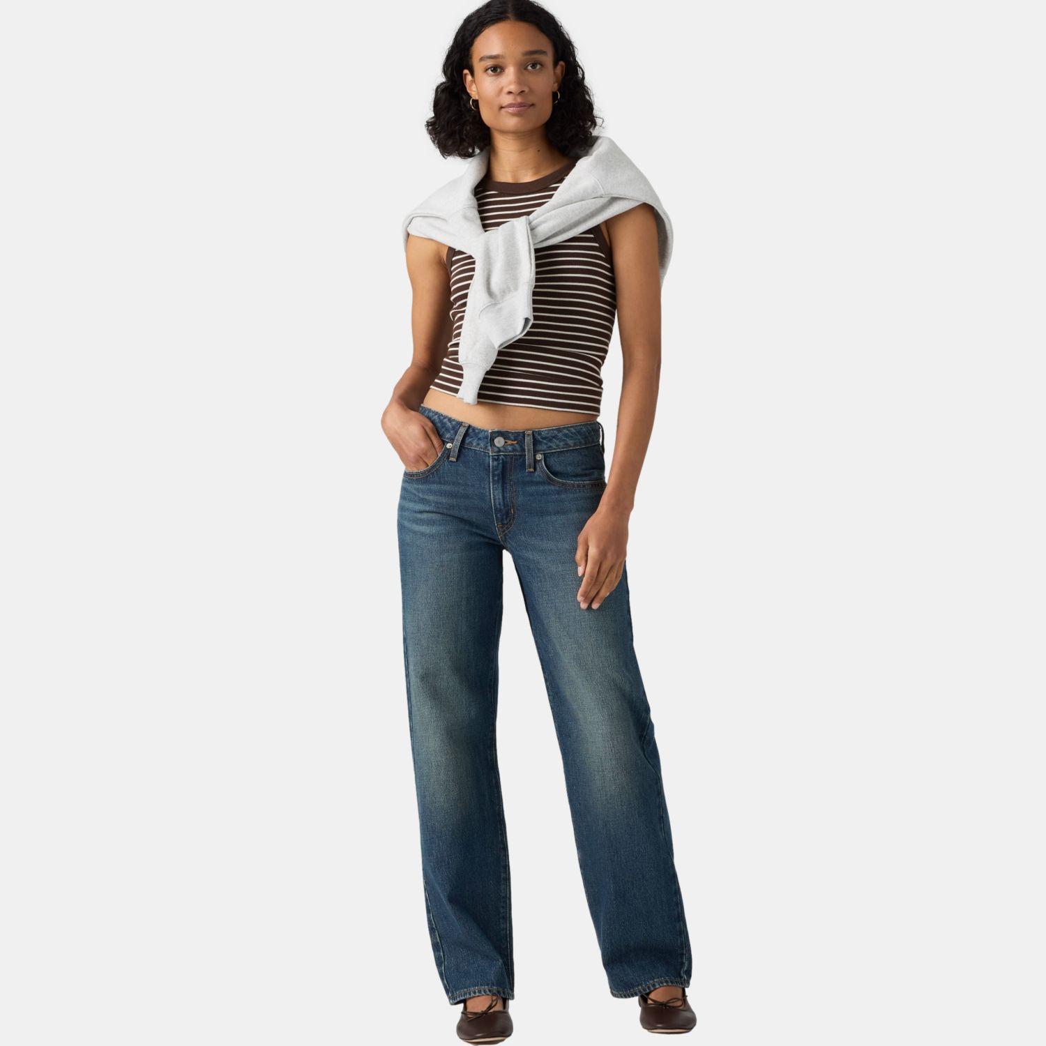 Jeans Mujer Superlow Straight Azul Levis 0081X-0009-1
