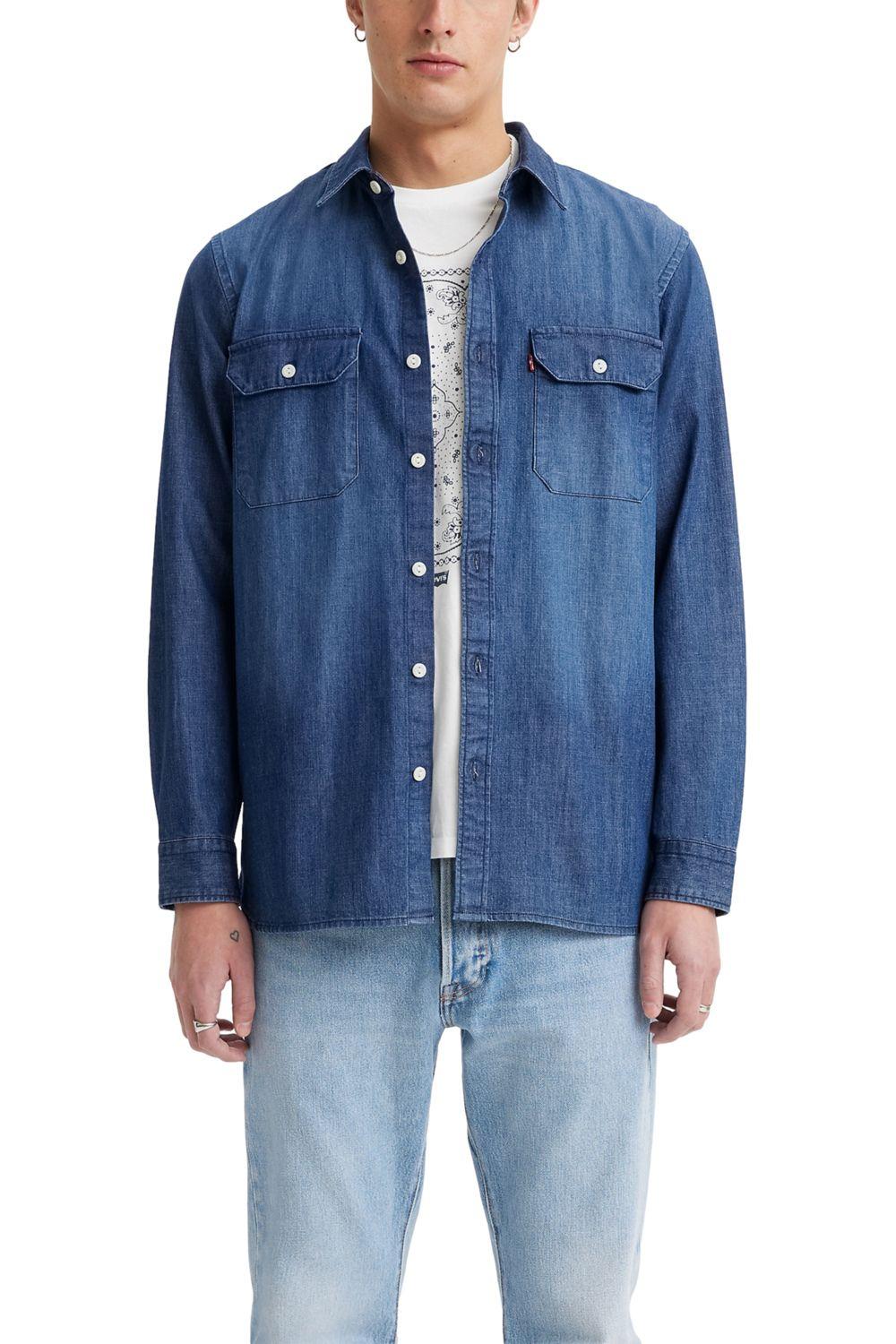 Camisa Hombre Jackson Overshirt Azul Levis 19573-0211-0