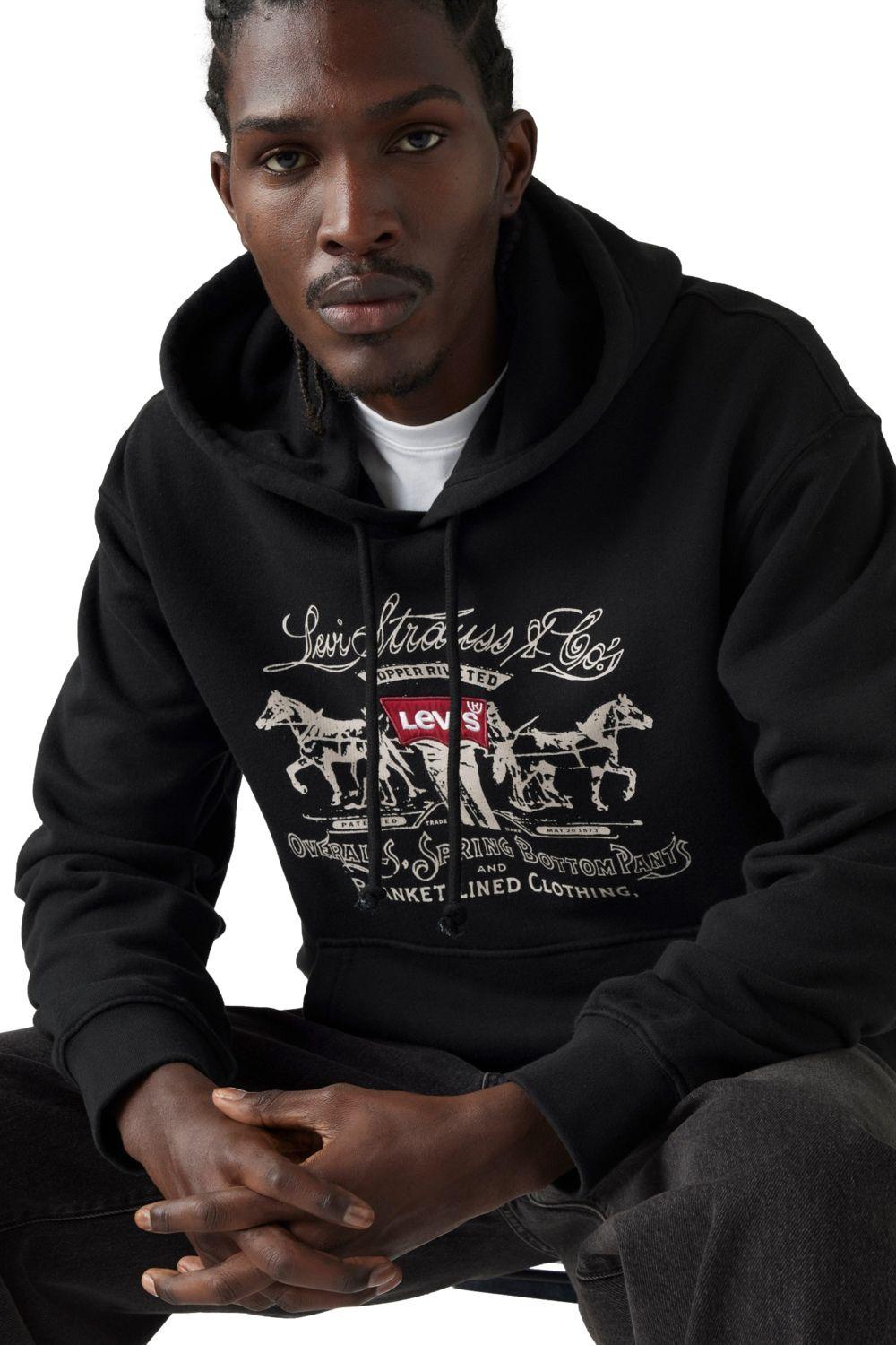 Polerón Hombre Relaxed Graphic Po Negro Levis 38479-0381-2
