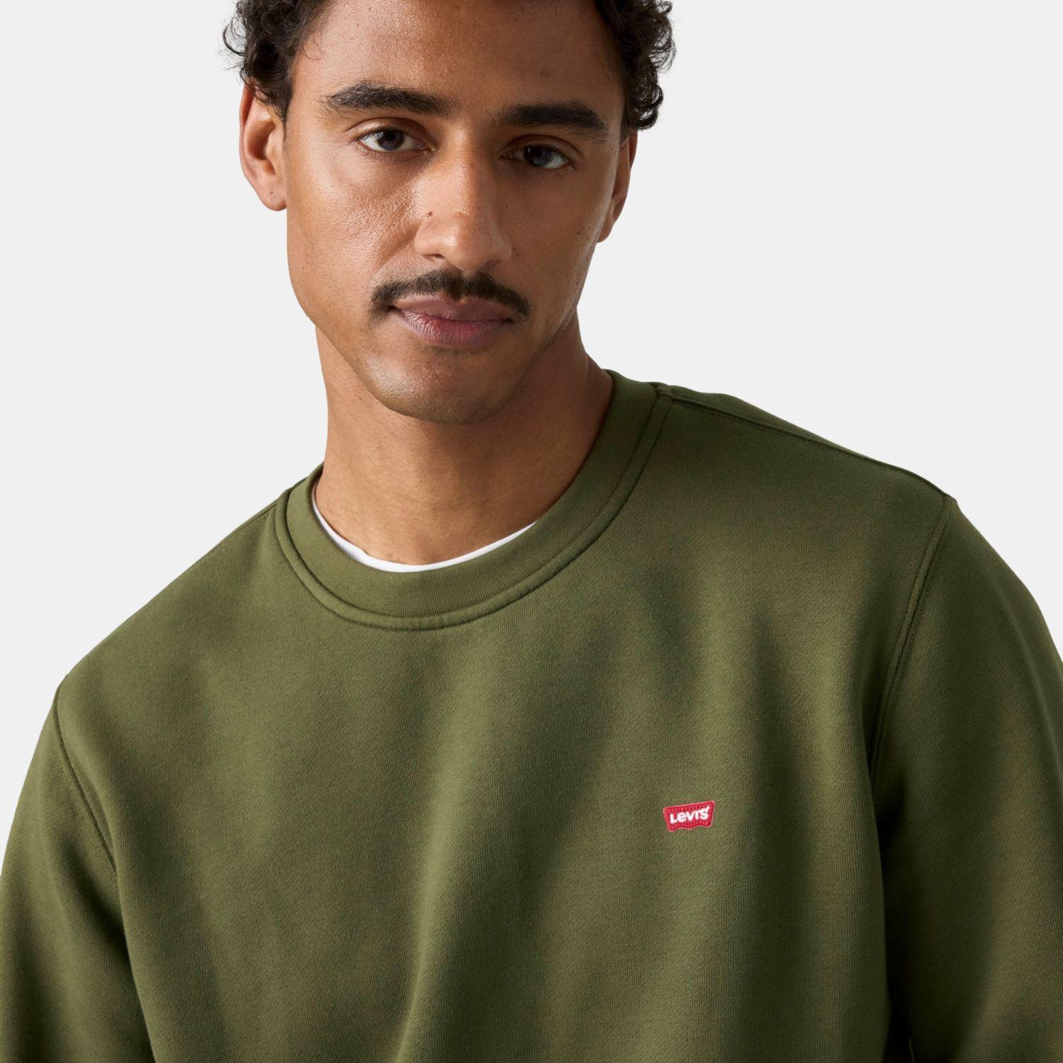 Polerón Hombre Core Crew Sweatshirt Verde Levis 34257-0083-3