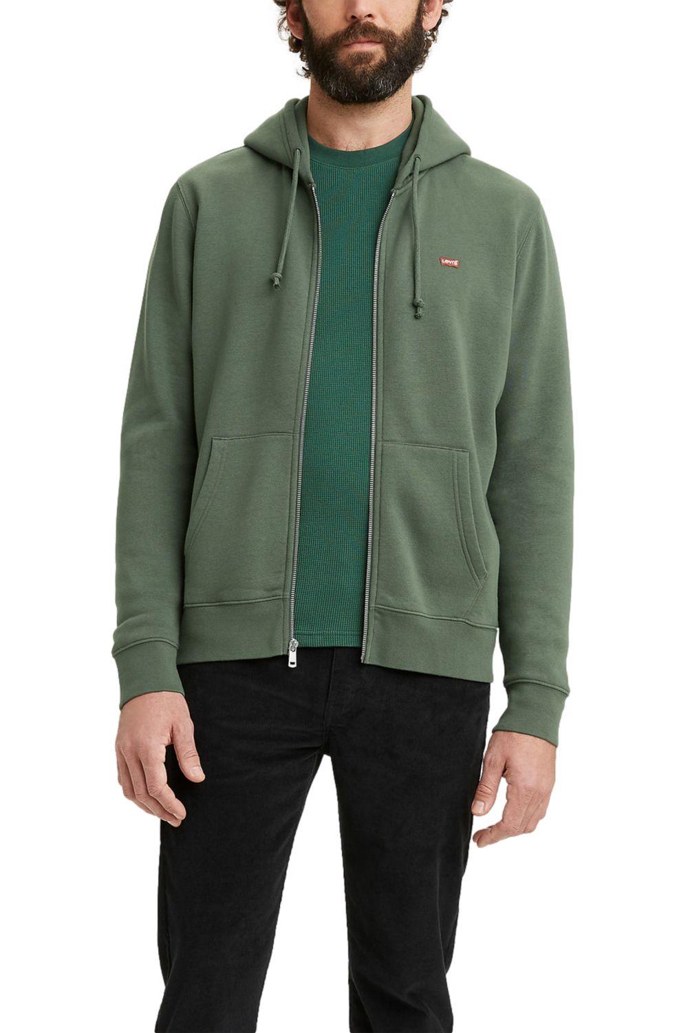 Polerón Hombre Core Zip Up Verde Levis 34259-0006-2