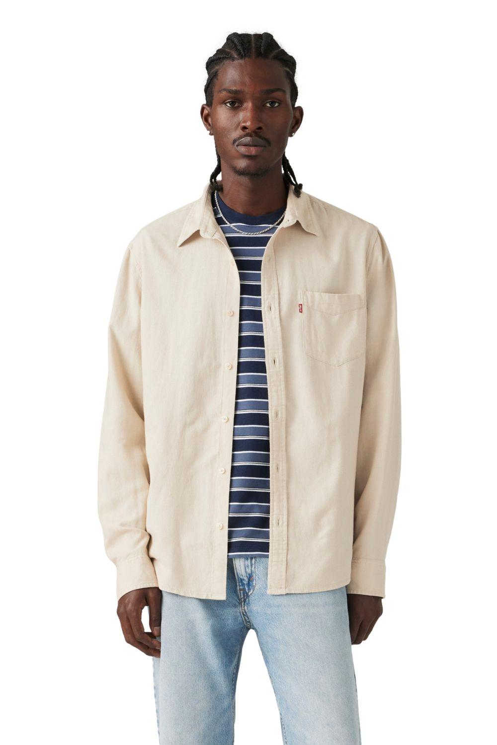 Camisa Hombre 1 Pocket Standard Beige Levis 85746-0175-0