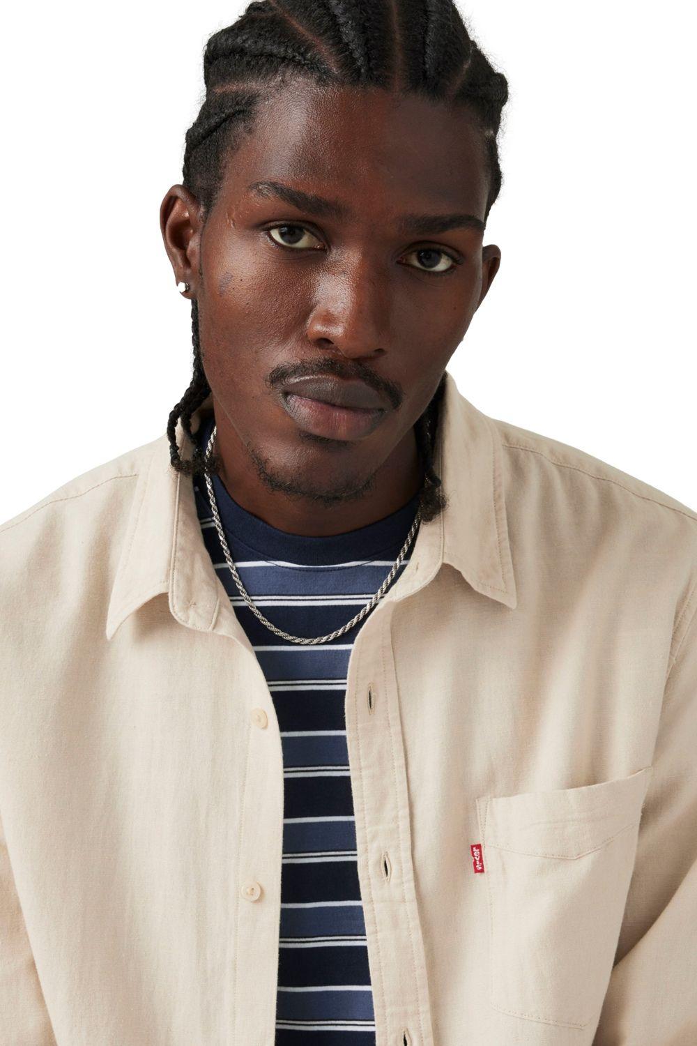 Camisa Hombre 1 Pocket Standard Beige Levis 85746-0175-3