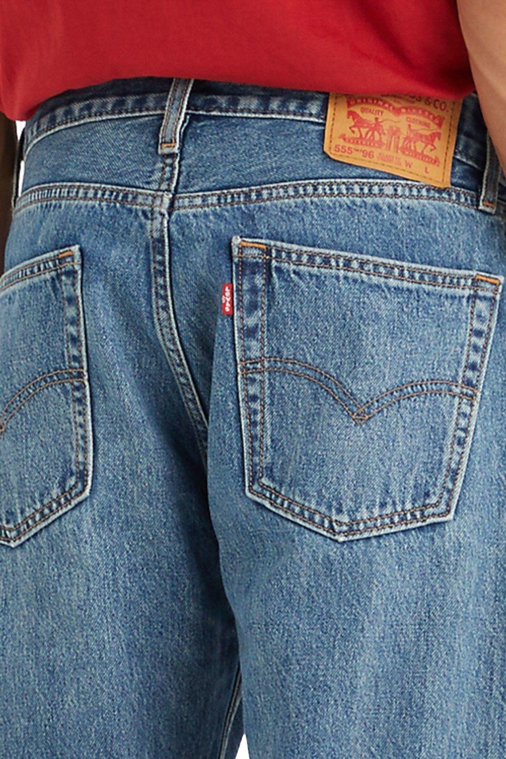 Jeans Hombre 555 '96 Relaxed Straight Azul Levis A7223-0002-3