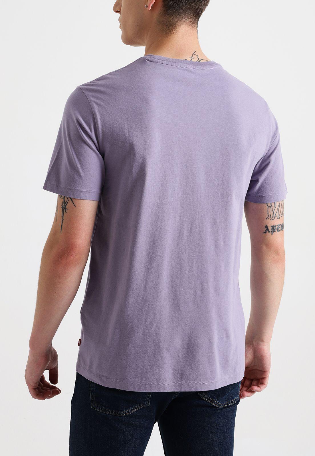 Polera Hombre Cuello Redondo Gráfica Morado Levis 22491-1146-1