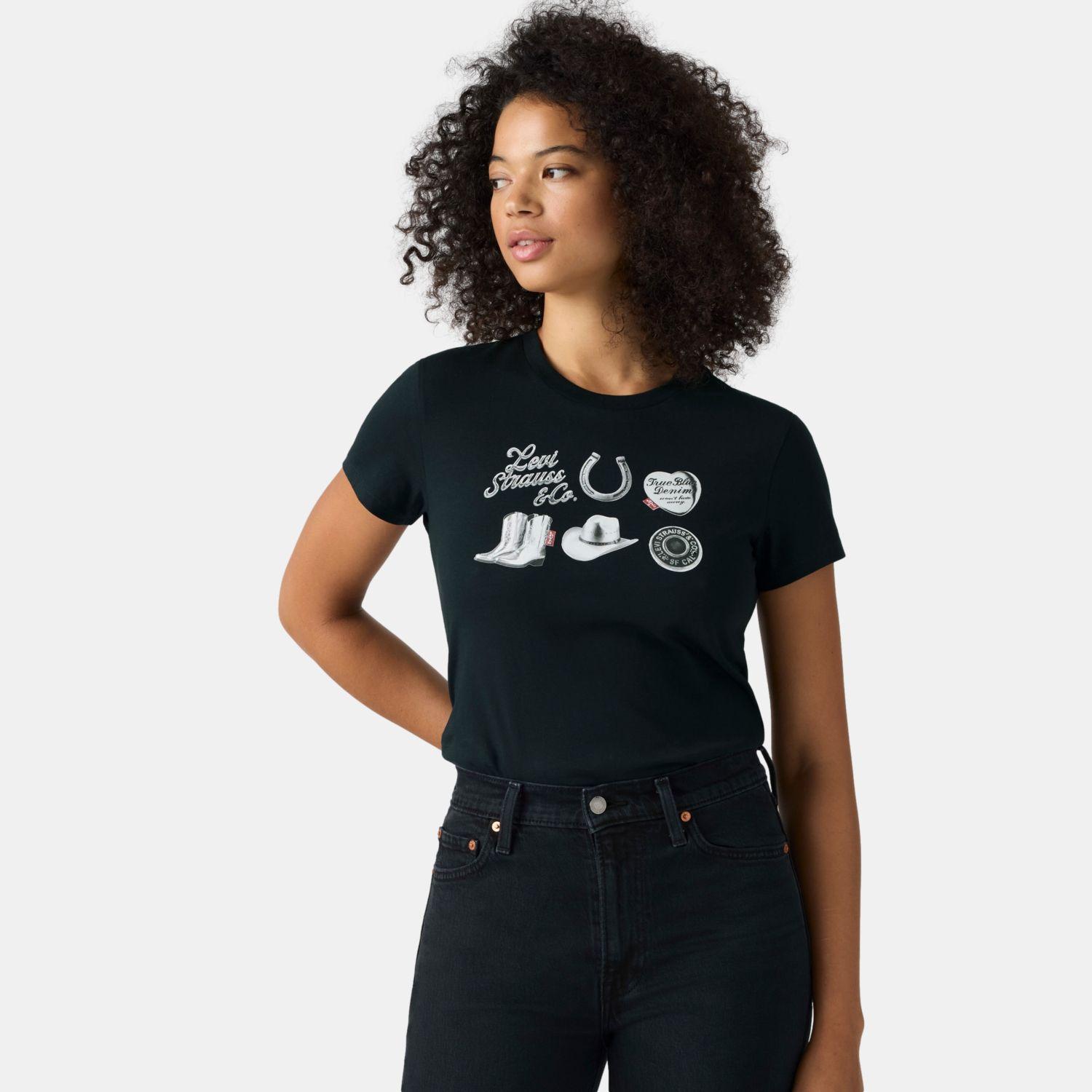 Polera Mujer The Perfect Tee Negro Levis 17369-3503-3