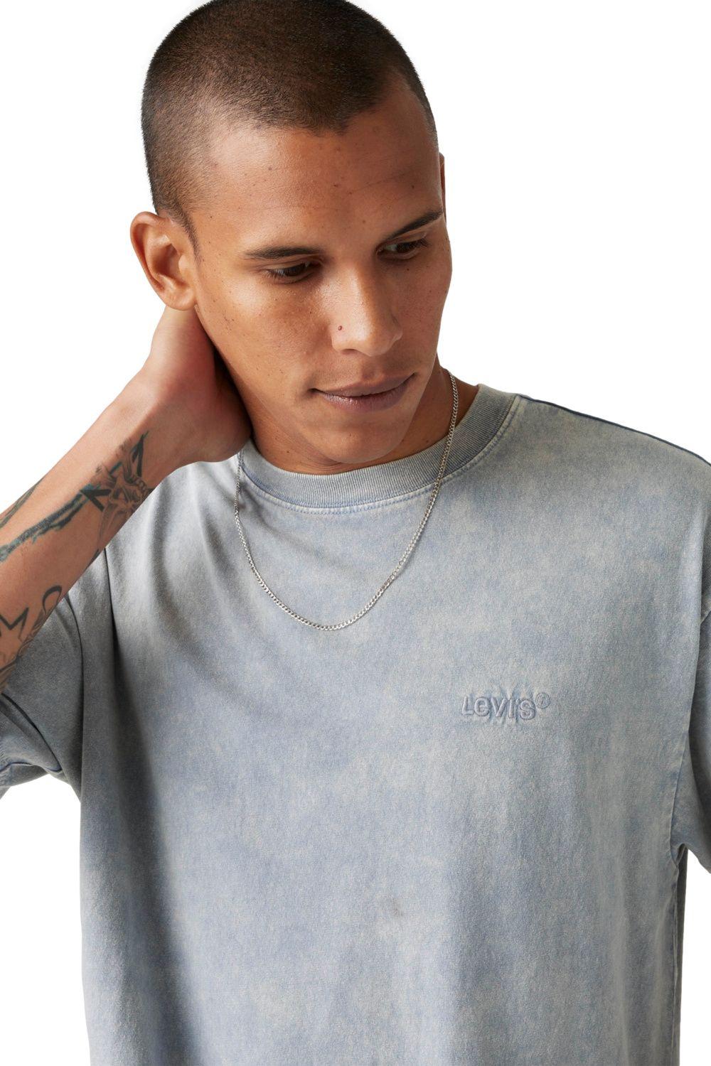 Polera Hombre Red Tab Vintage Tee Gris Levis A0637-0135-3