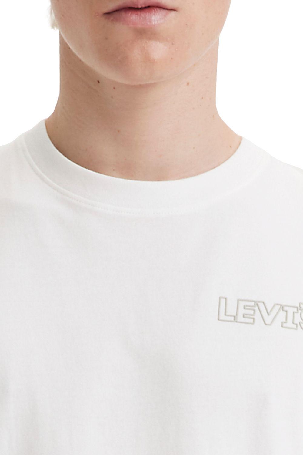 Polera Hombre Relaxed Fit Logo Blanco Levis 16143-1230-2