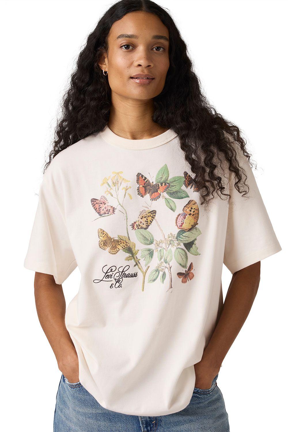 Polera Mujer Tabor Tee Beige Levis 001MX-0024-2