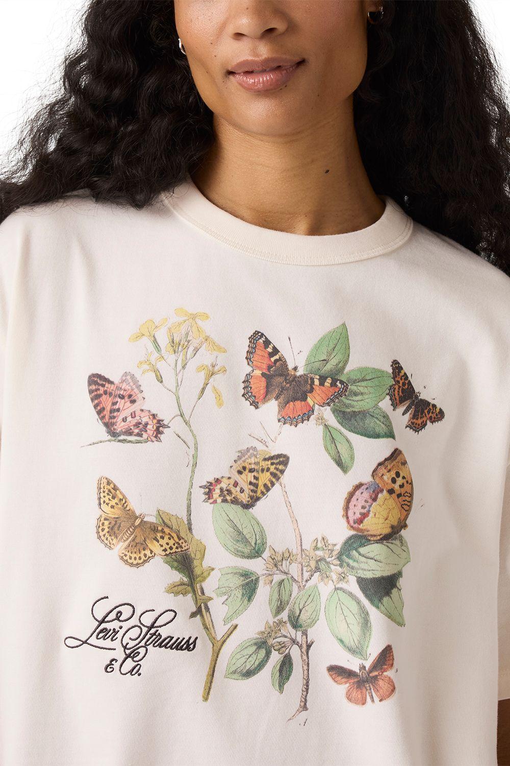 Polera Mujer Tabor Tee Beige Levis 001MX-0024-3