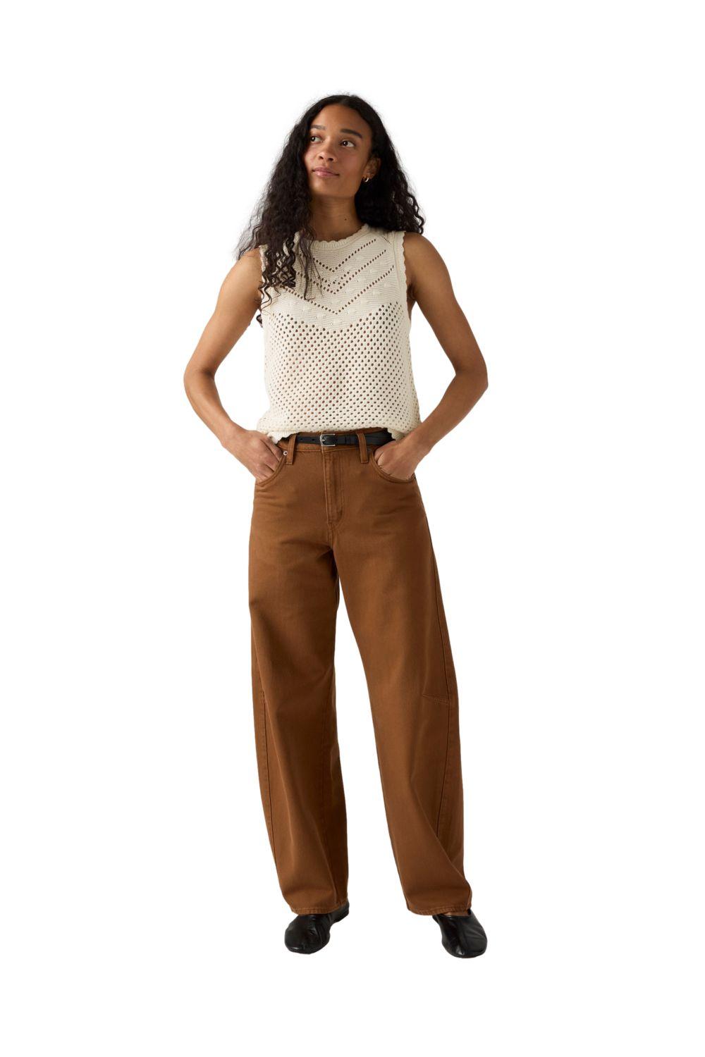 Jeans Mujer Baggy Dad Barrel Café Levis 0039A-0009-3