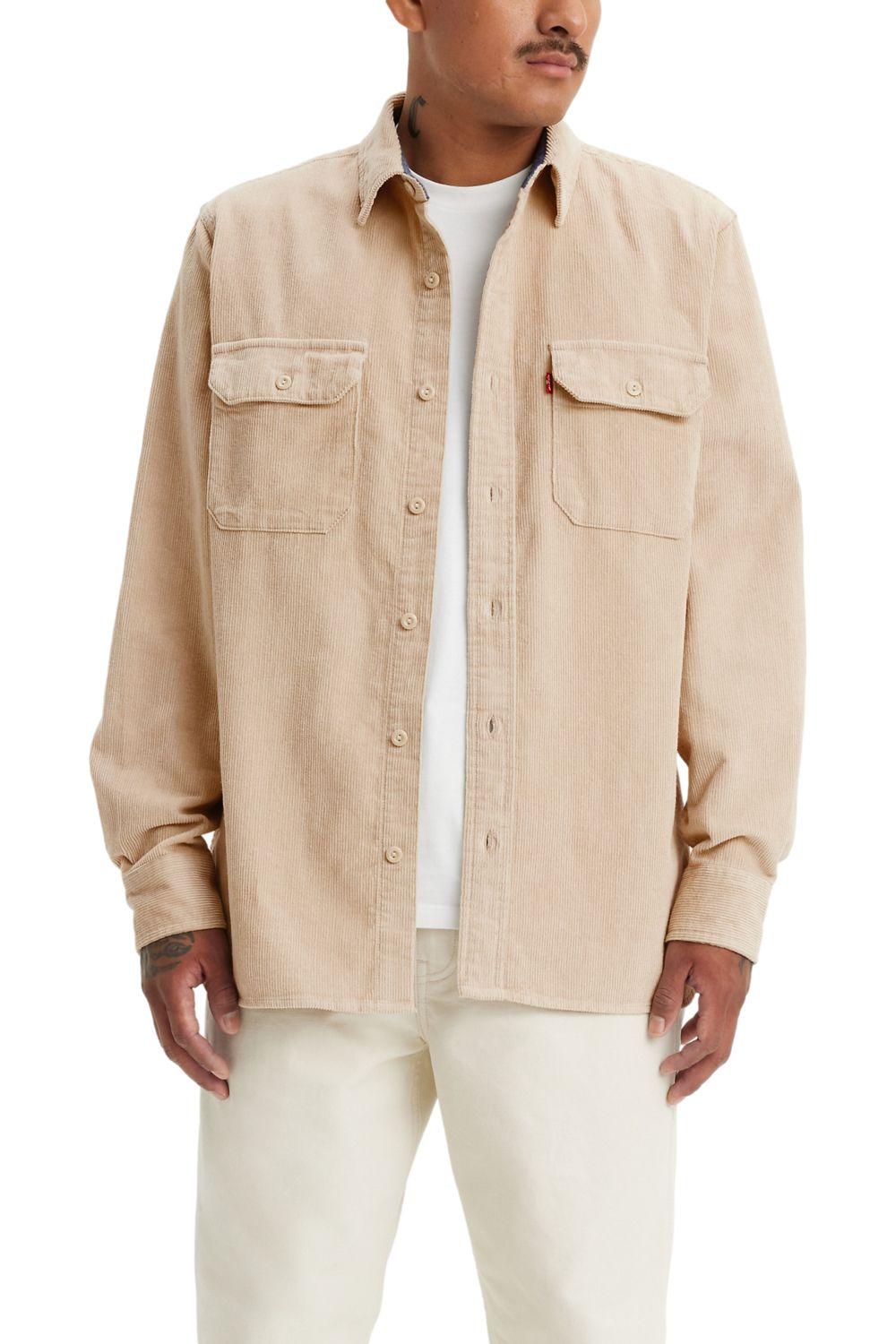 Camisa Hombre Relaxed Fit Worker Gris Levis 19587-0277-0